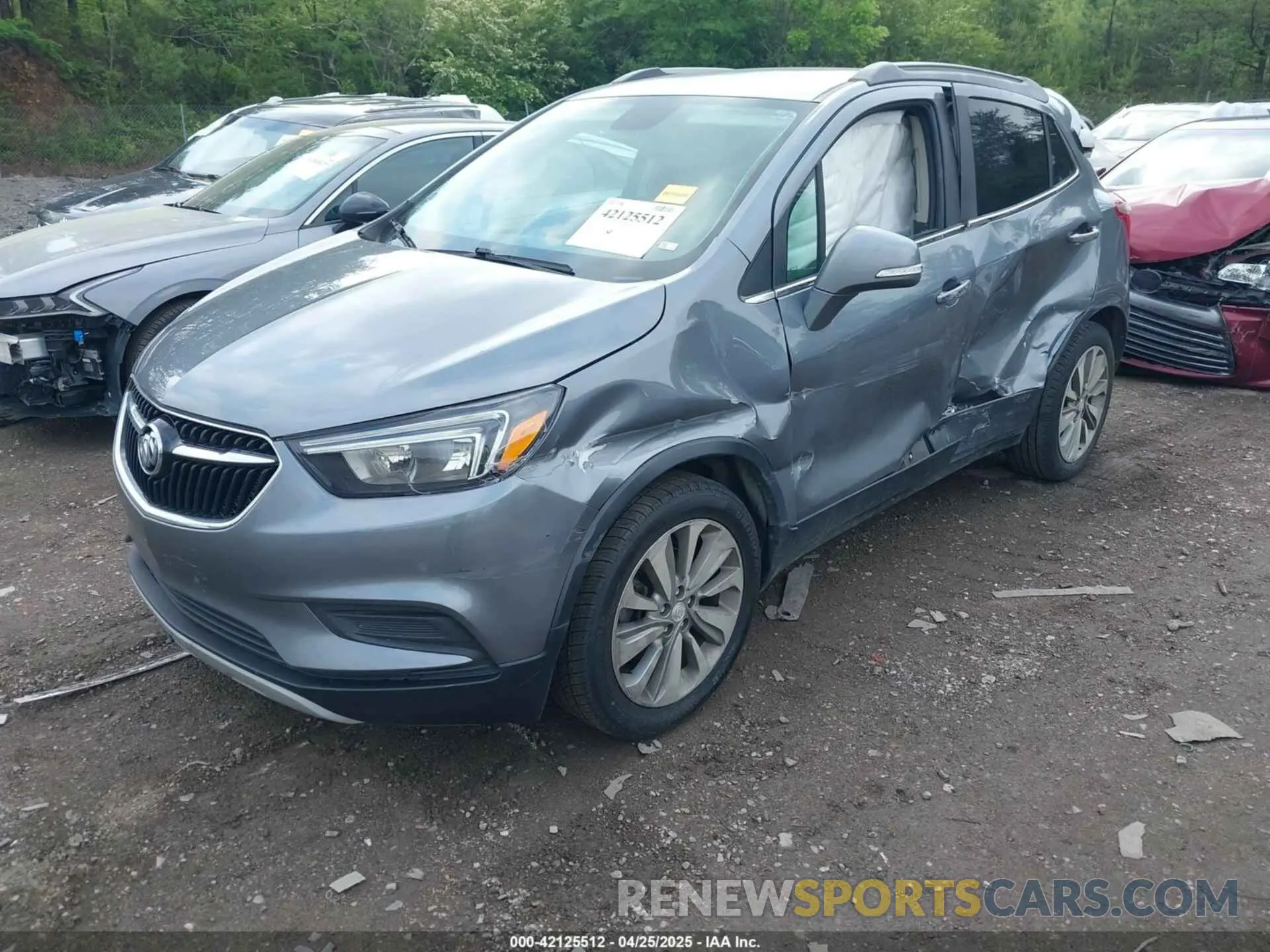 2 Photograph of a damaged car KL4CJASB4KA835826 BUICK ENCORE 2019