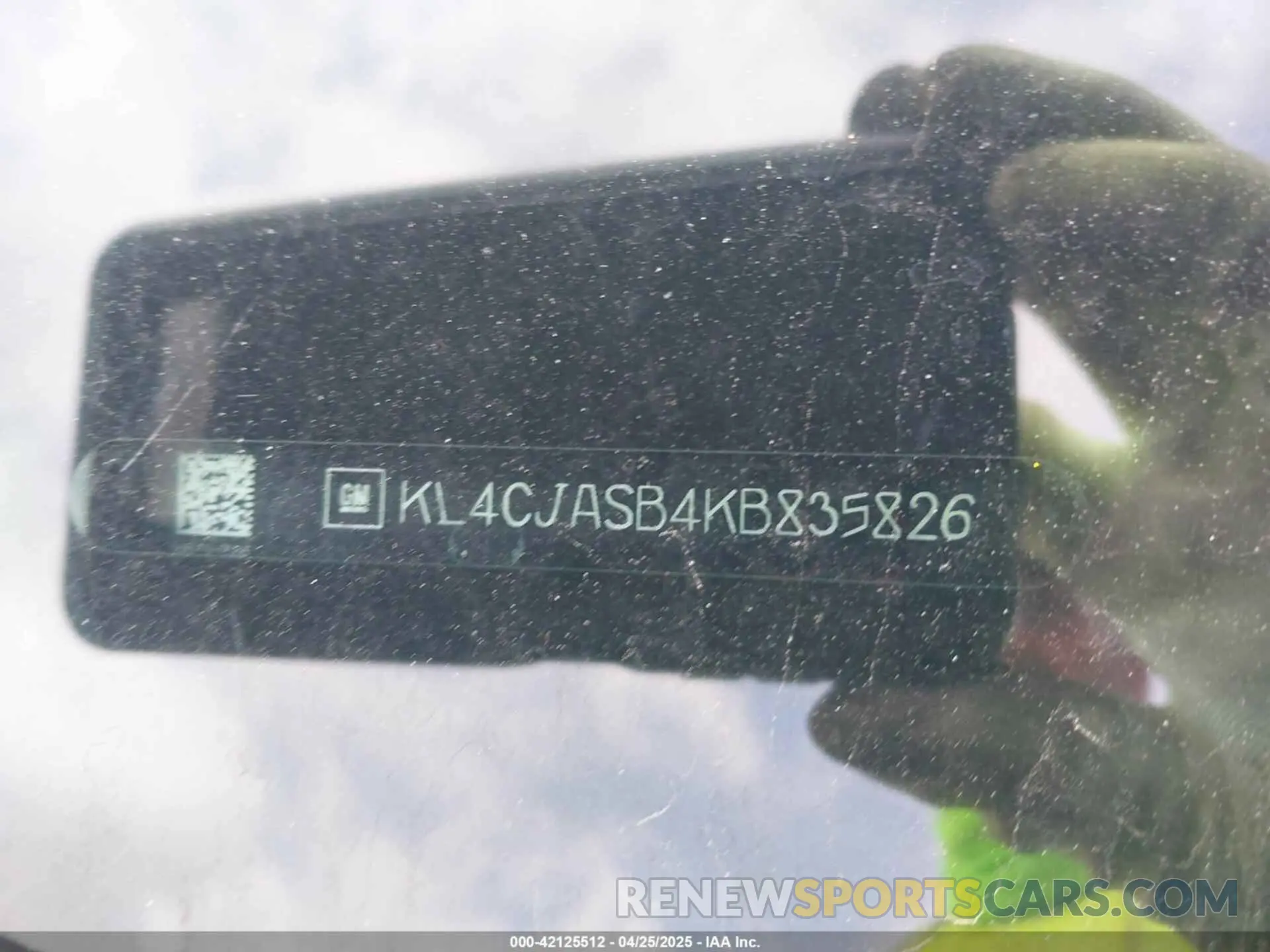 9 Photograph of a damaged car KL4CJASB4KA835826 BUICK ENCORE 2019