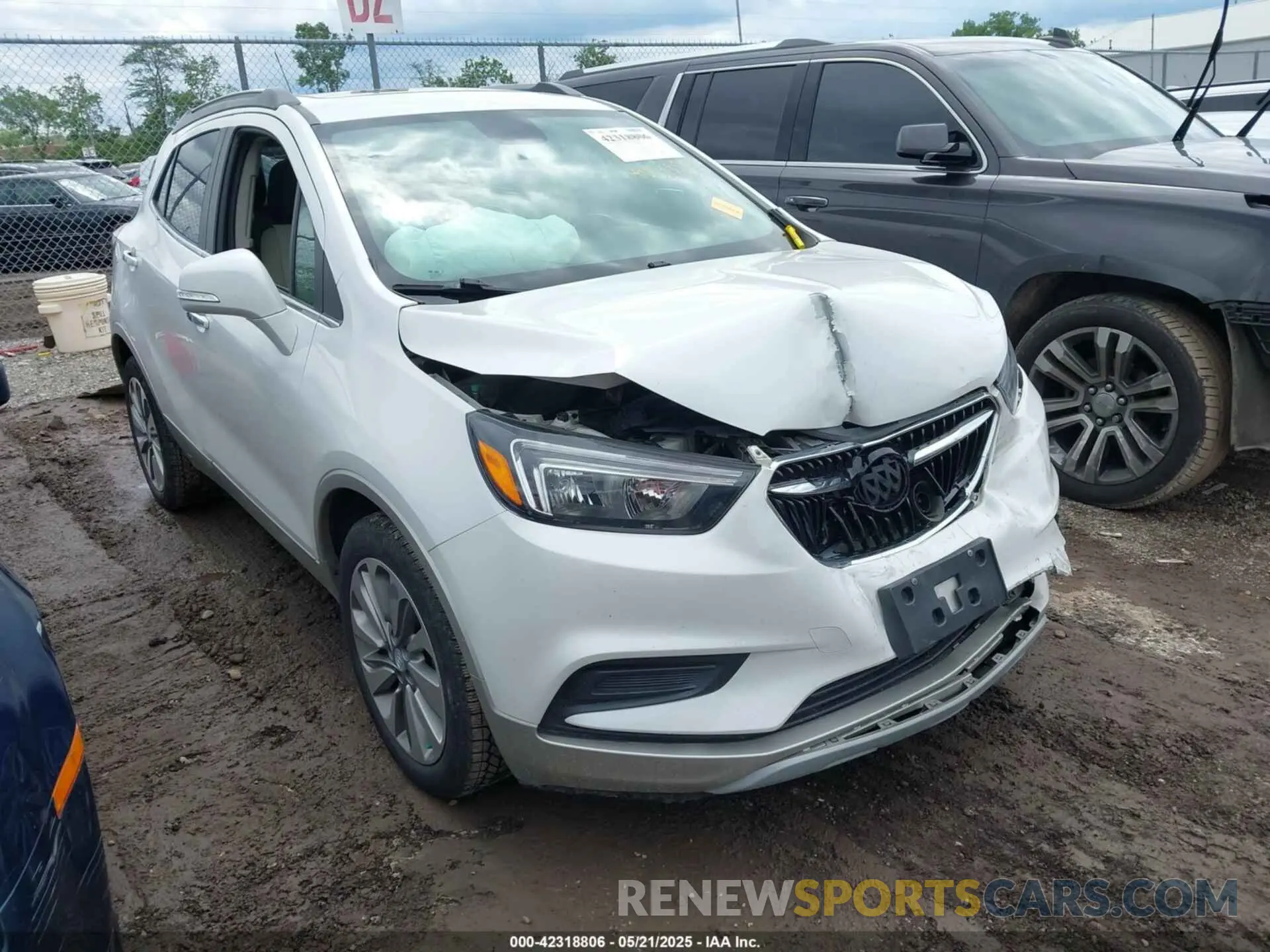 1 Photograph of a damaged car KL4CJASB4KB713158 BUICK ENCORE 2019