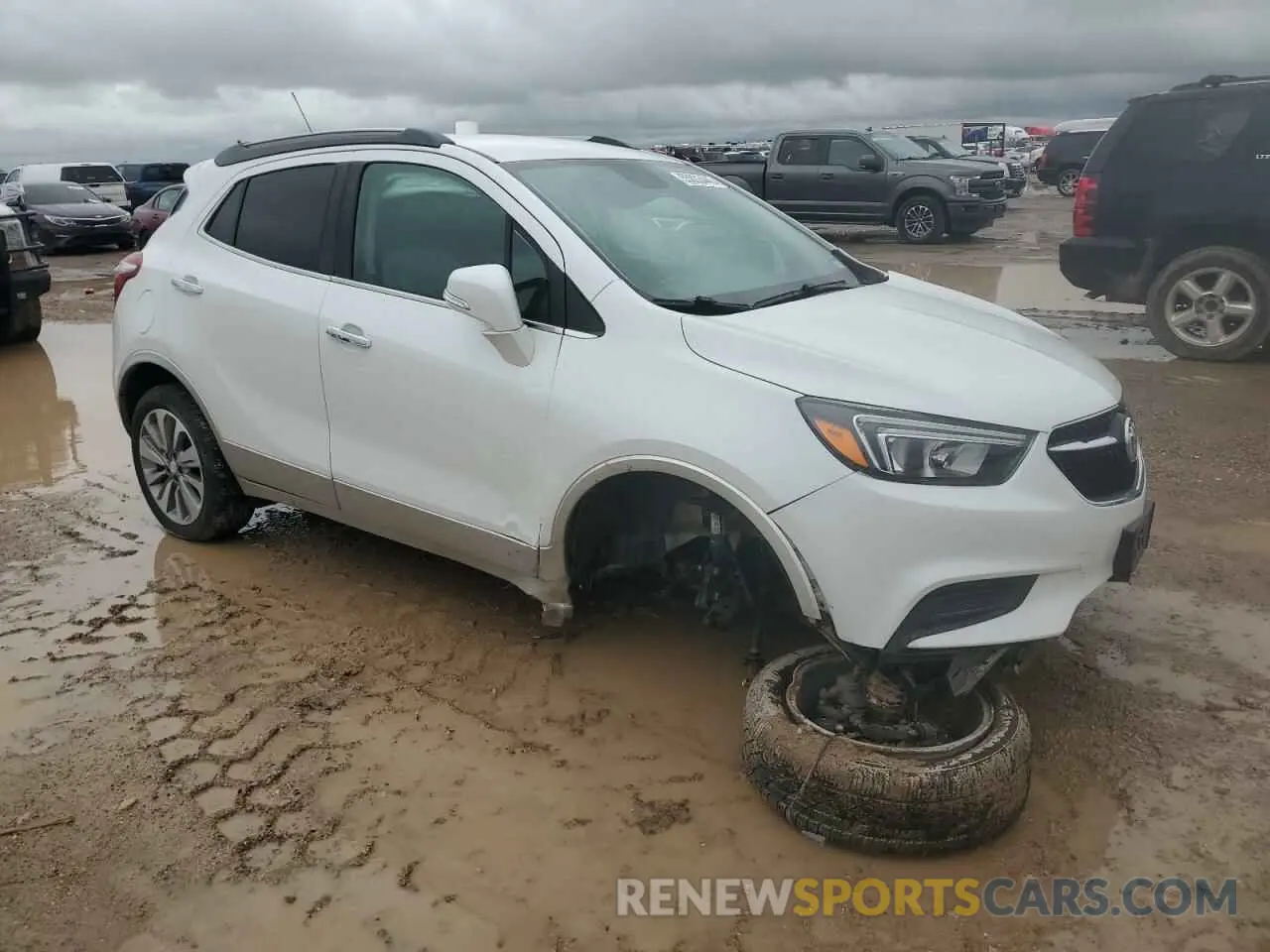 4 Photograph of a damaged car KL4CJASB4KB828214 BUICK ENCORE 2019