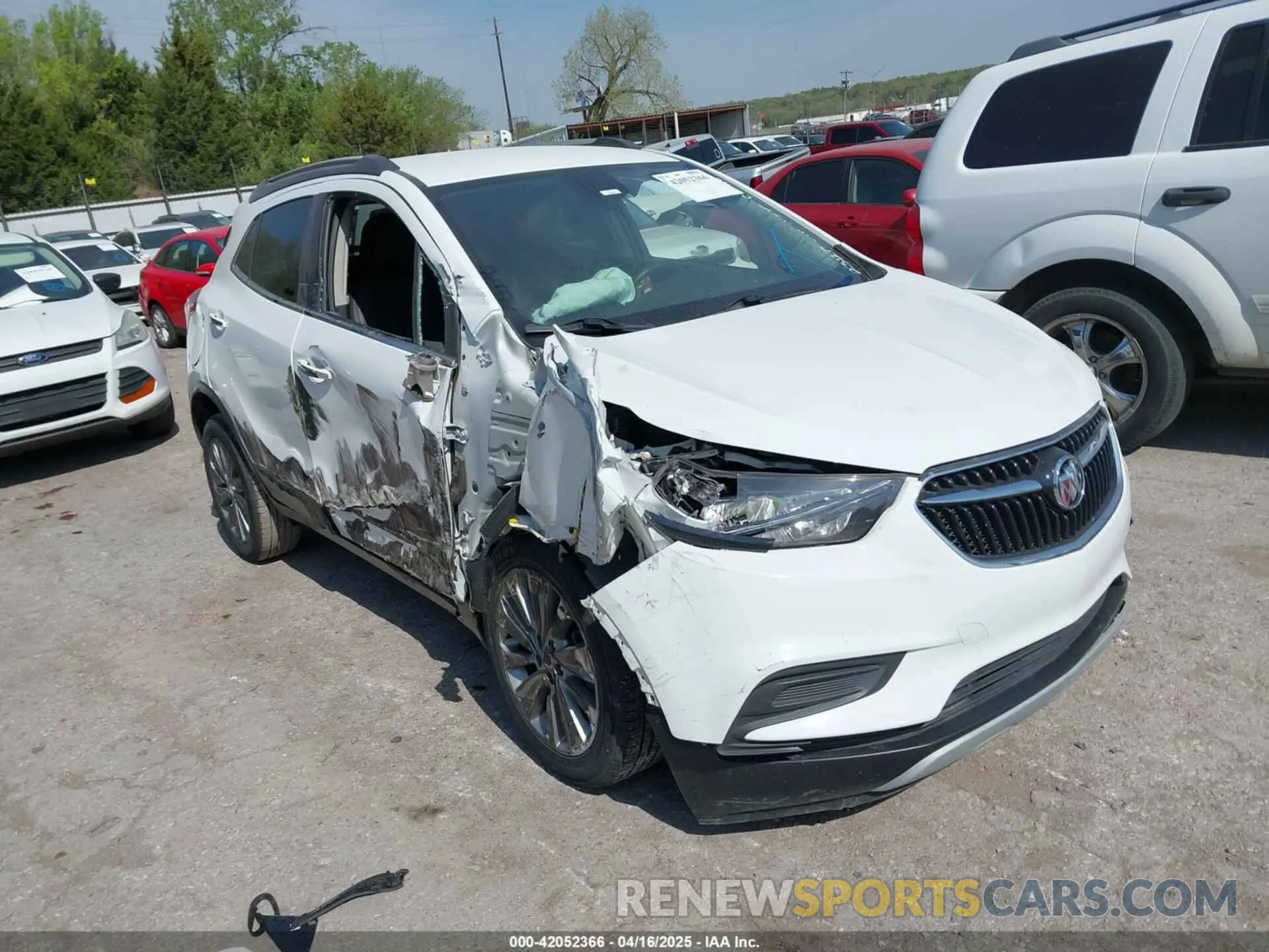 1 Photograph of a damaged car KL4CJASB5KB701679 BUICK ENCORE 2019