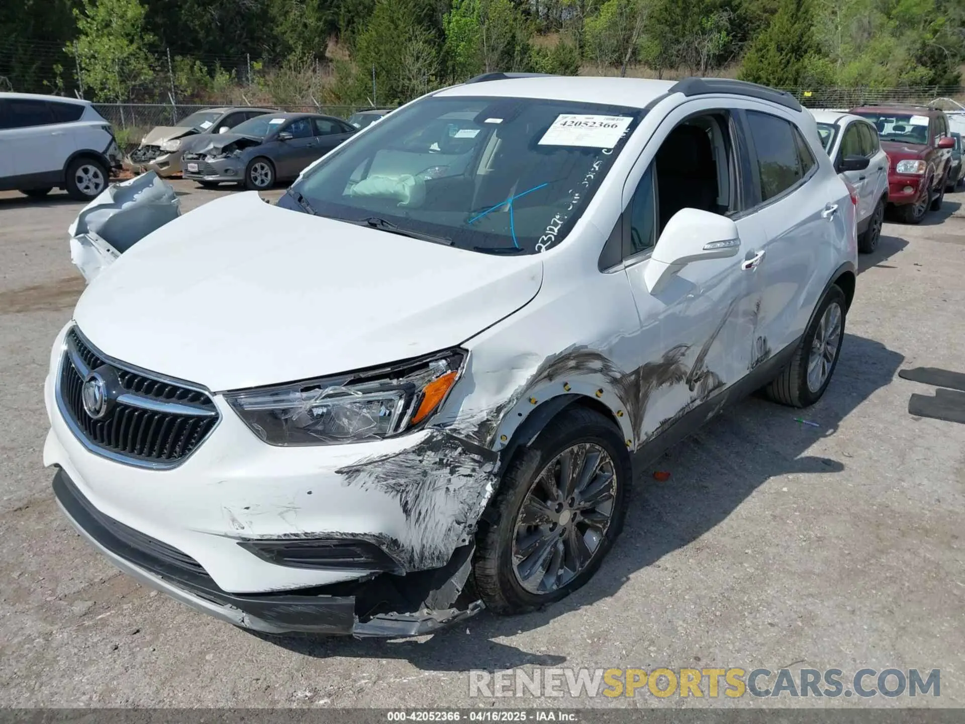 2 Photograph of a damaged car KL4CJASB5KB701679 BUICK ENCORE 2019