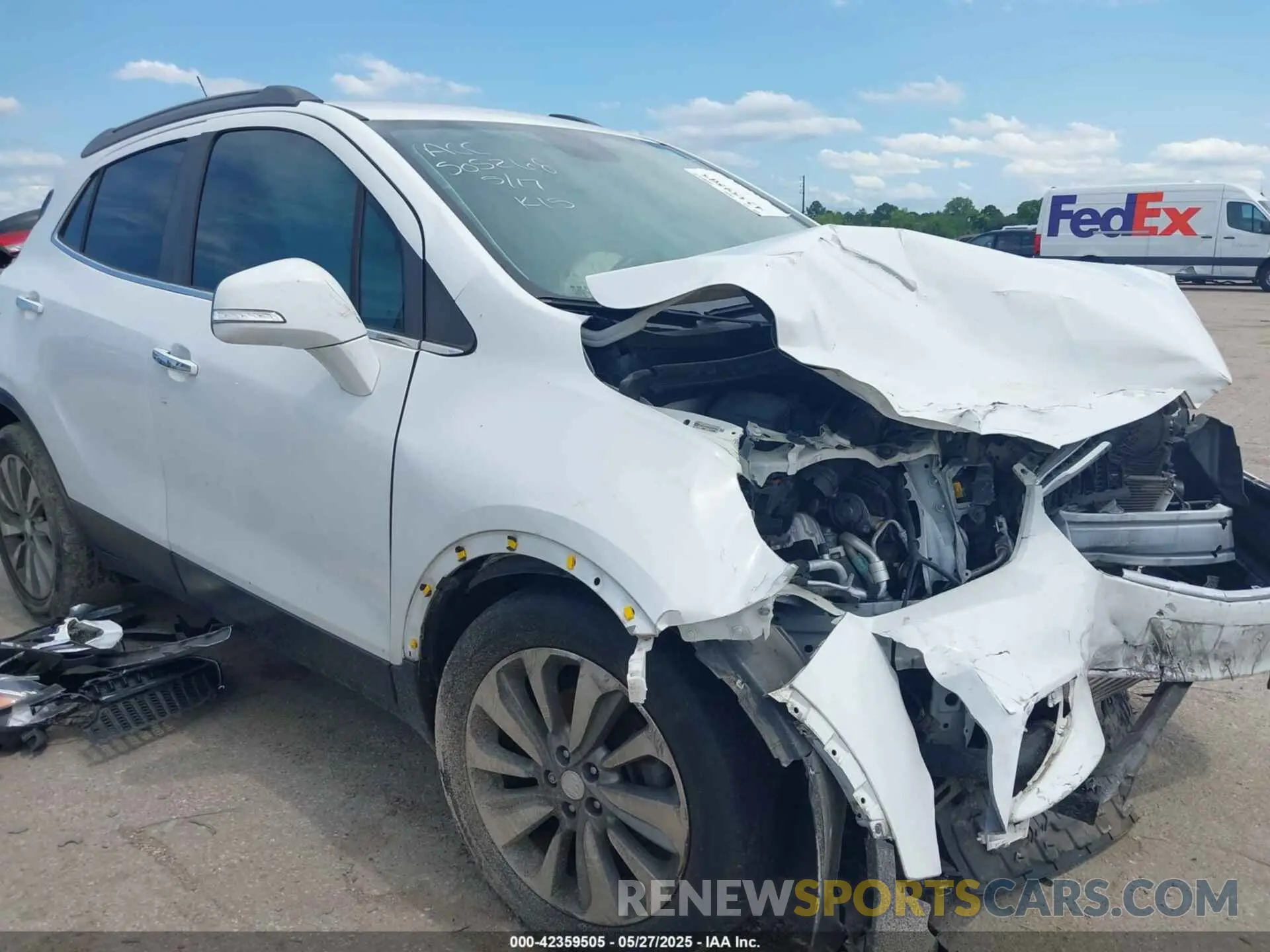 1 Photograph of a damaged car KL4CJASB5KB709300 BUICK ENCORE 2019