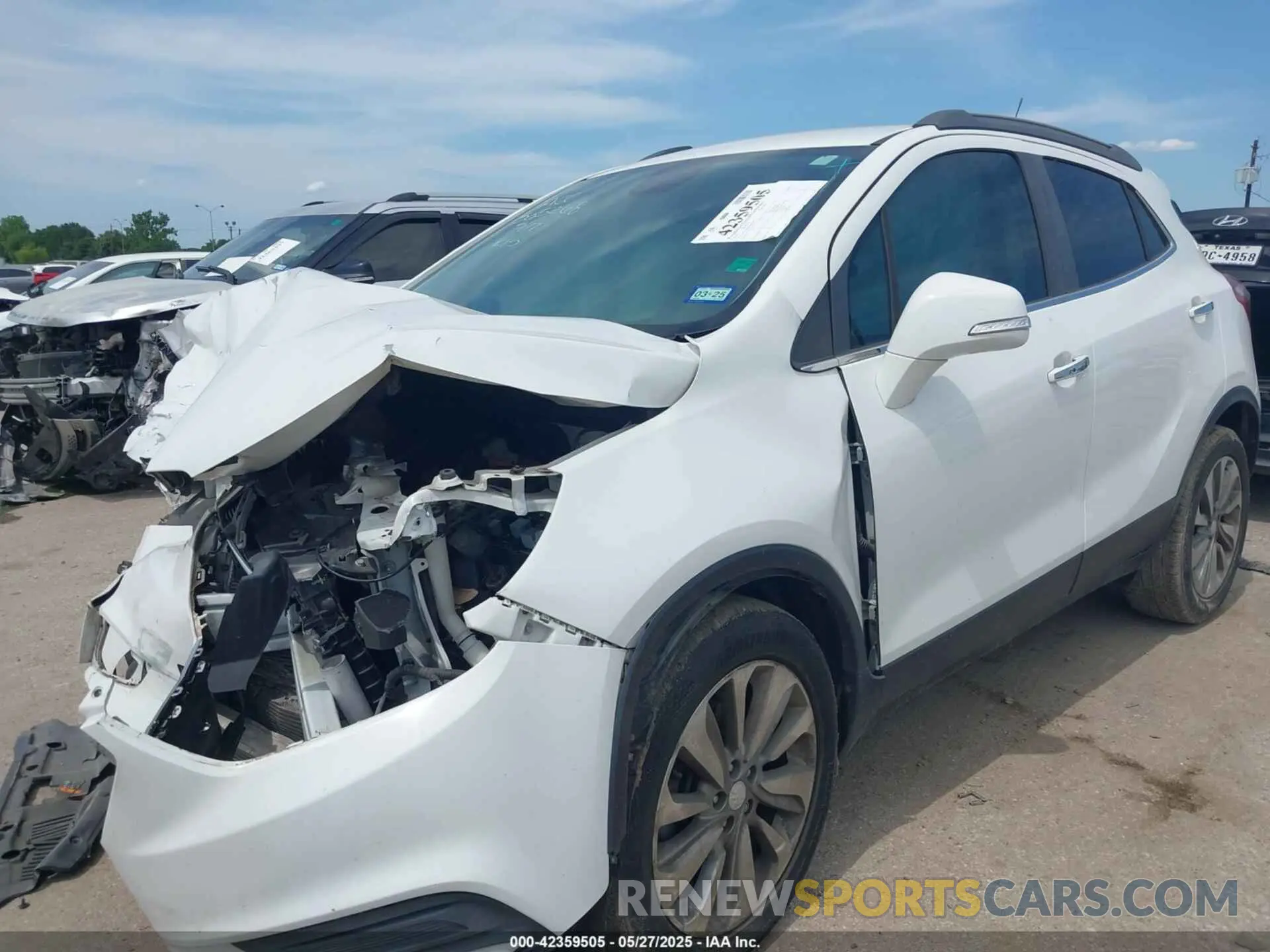 2 Photograph of a damaged car KL4CJASB5KB709300 BUICK ENCORE 2019