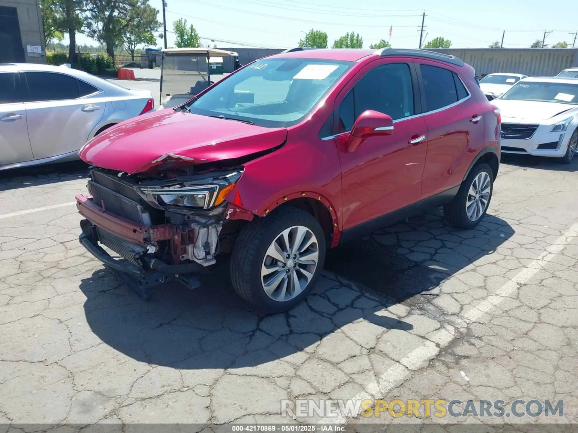 2 Photograph of a damaged car KL4CJASB5KB837813 BUICK ENCORE 2019