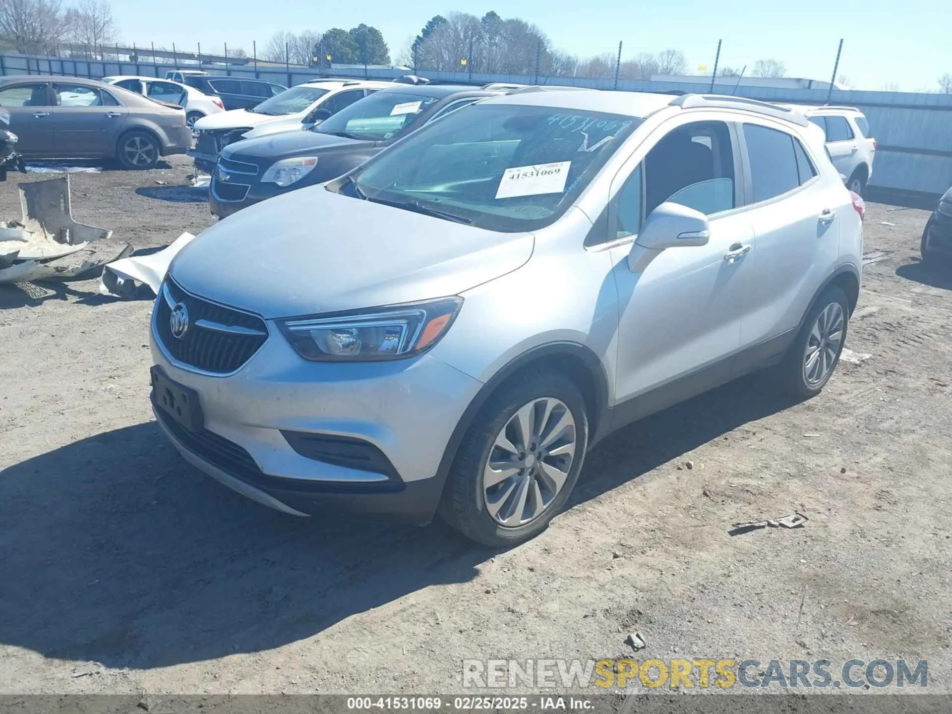2 Photograph of a damaged car KL4CJASB5KB927673 BUICK ENCORE 2019