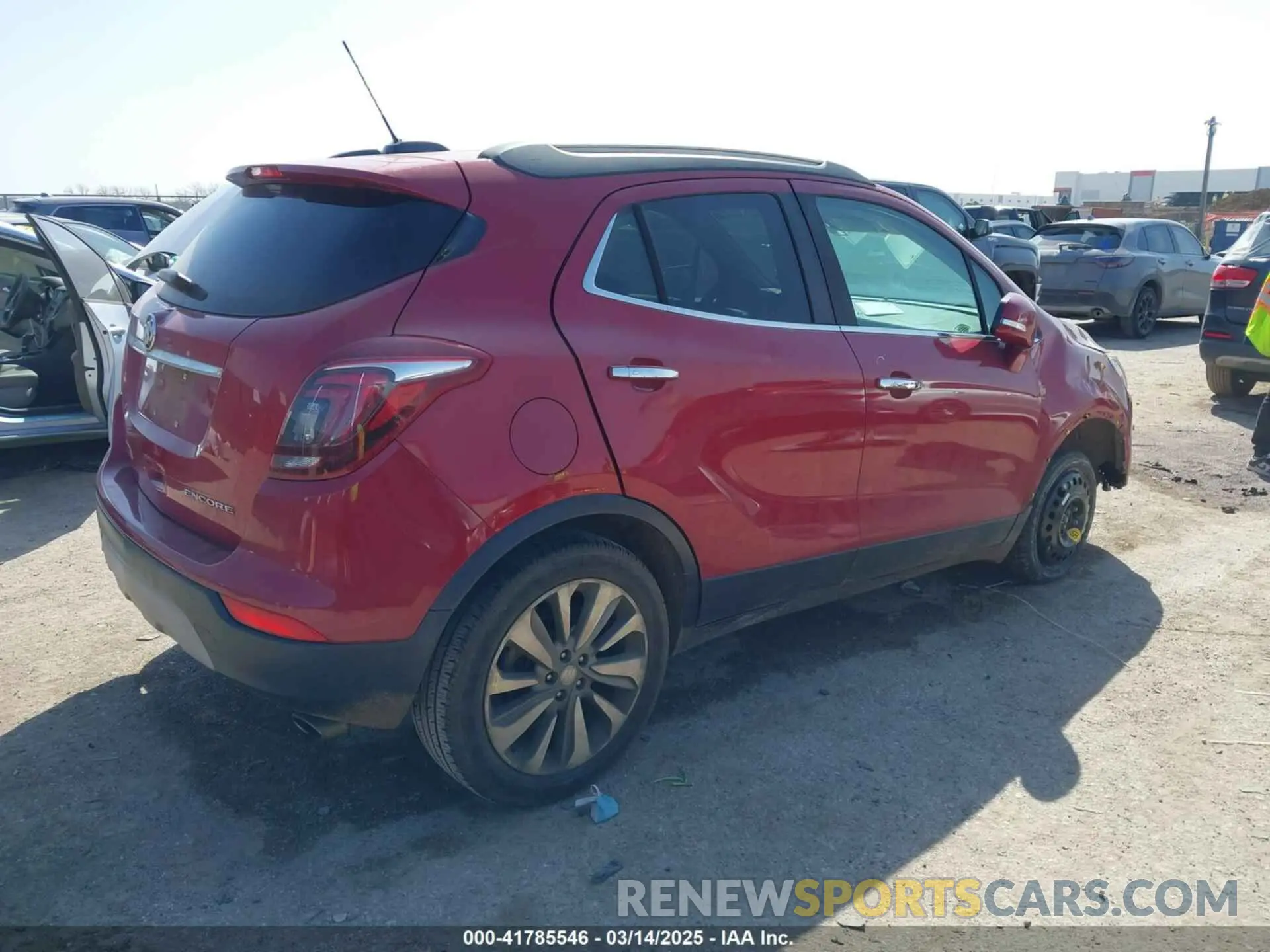 4 Photograph of a damaged car KL4CJASB6KB728714 BUICK ENCORE 2019