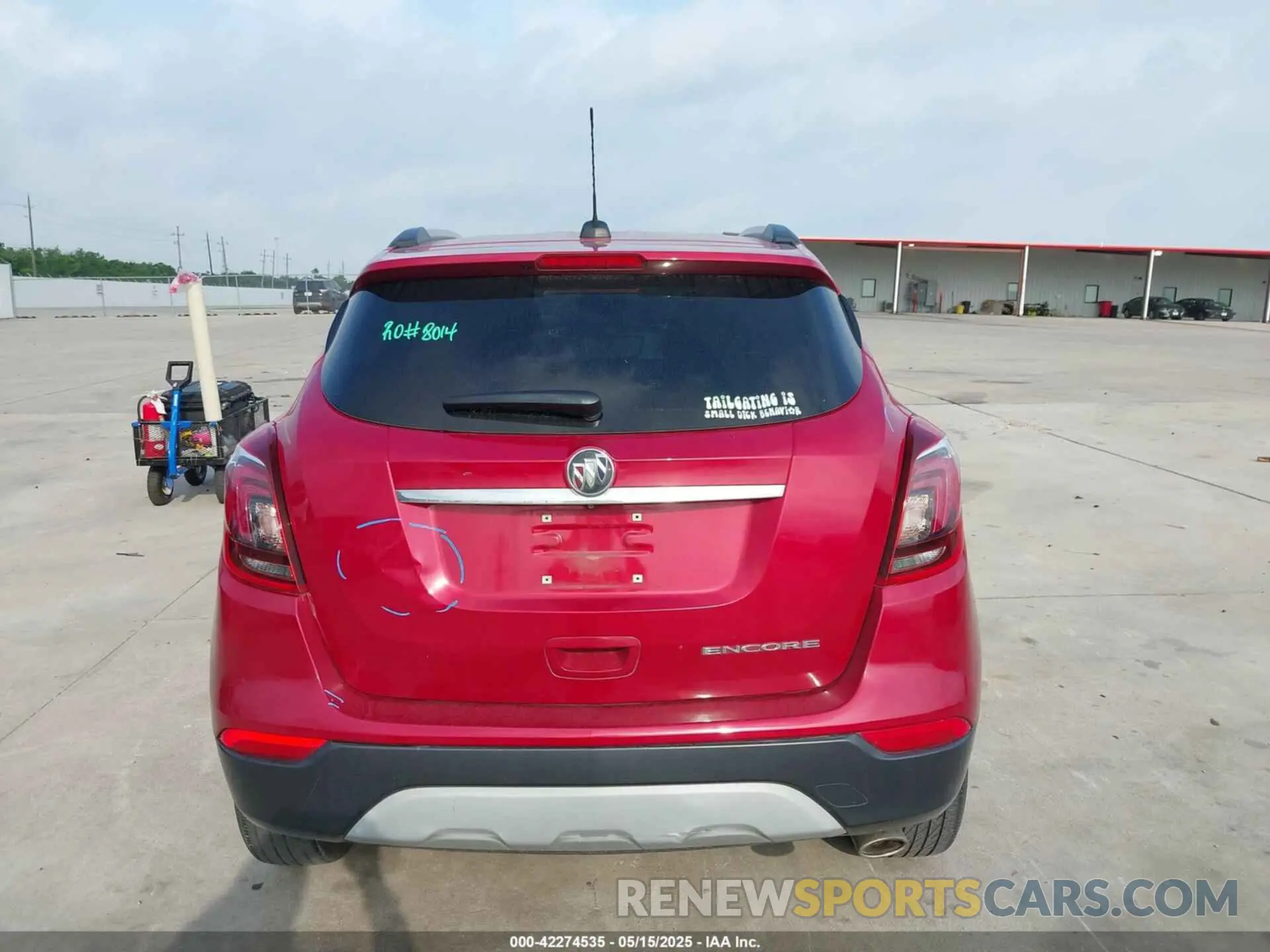 16 Photograph of a damaged car KL4CJASB6KB731435 BUICK ENCORE 2019