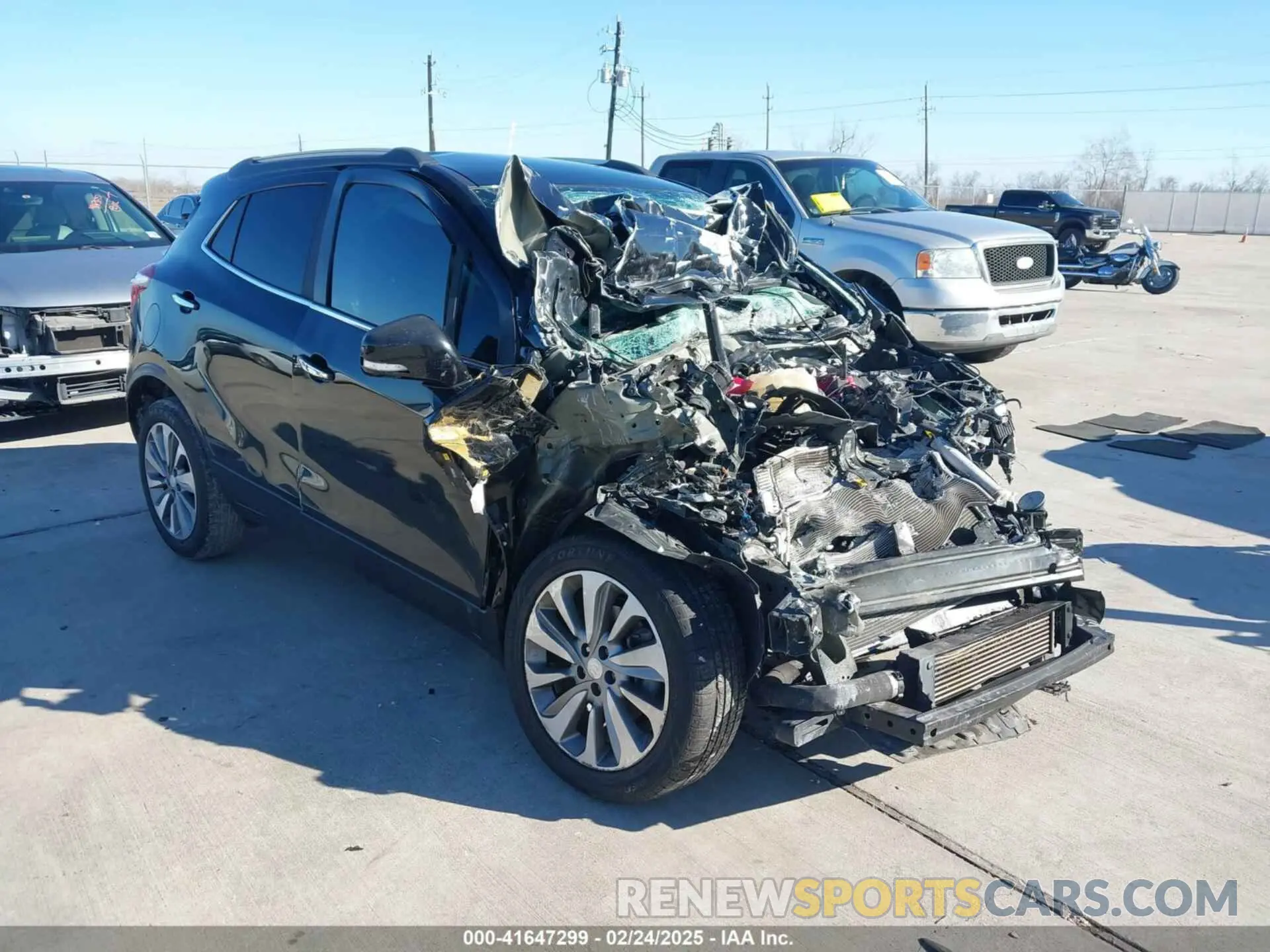 1 Photograph of a damaged car KL4CJASB6KB752558 BUICK ENCORE 2019