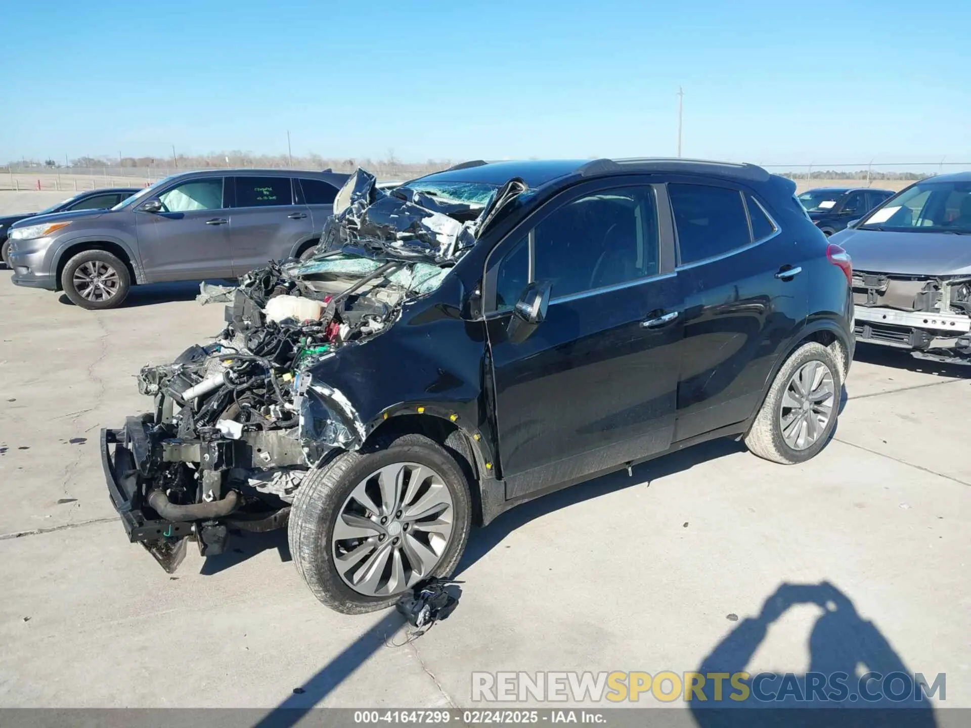 2 Photograph of a damaged car KL4CJASB6KB752558 BUICK ENCORE 2019