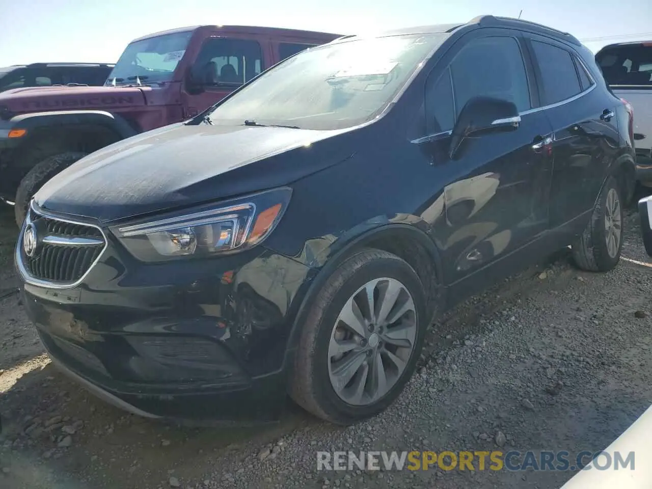 1 Photograph of a damaged car KL4CJASB6KB772549 BUICK ENCORE 2019