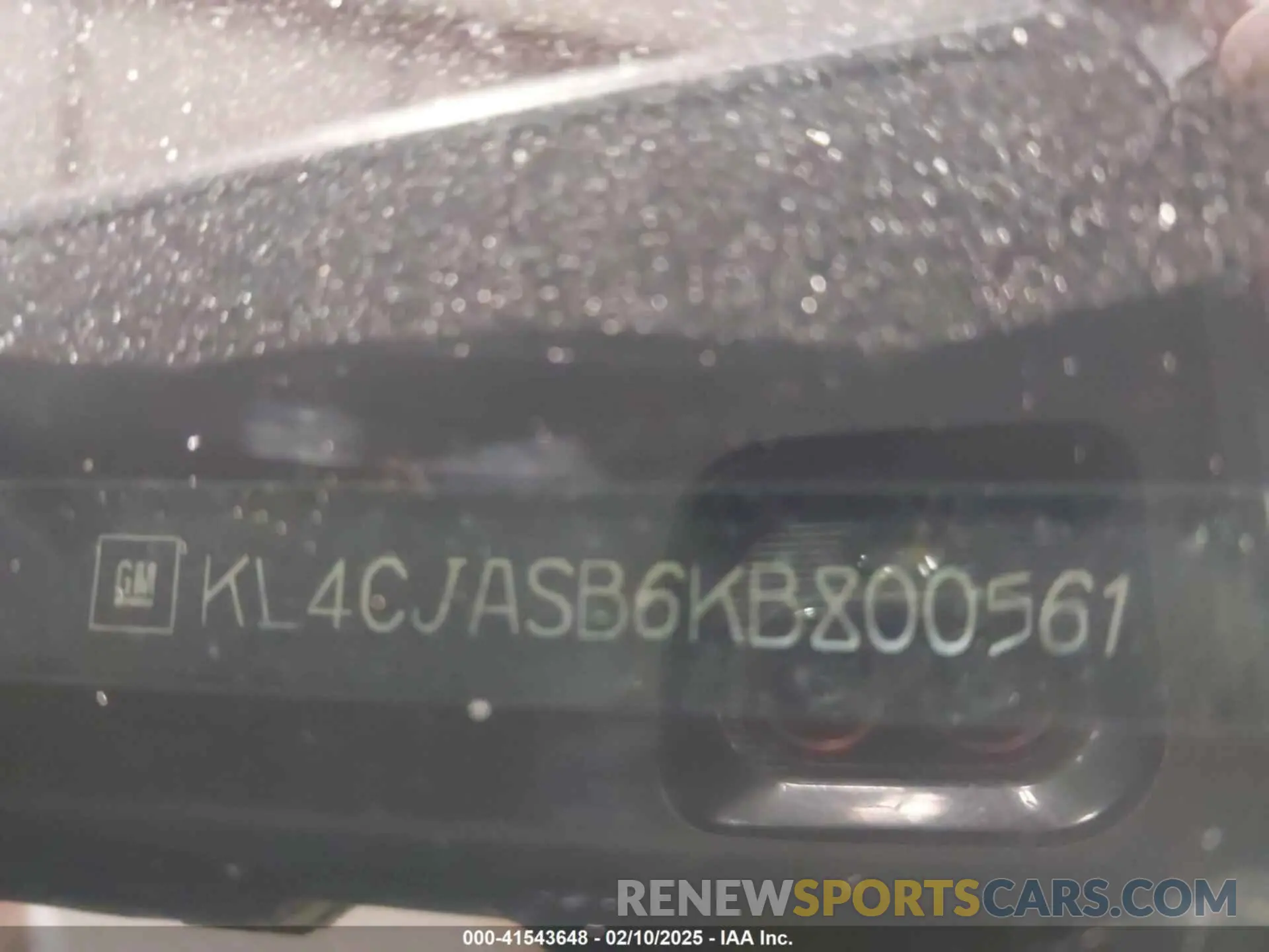 9 Photograph of a damaged car KL4CJASB6KB800561 BUICK ENCORE 2019