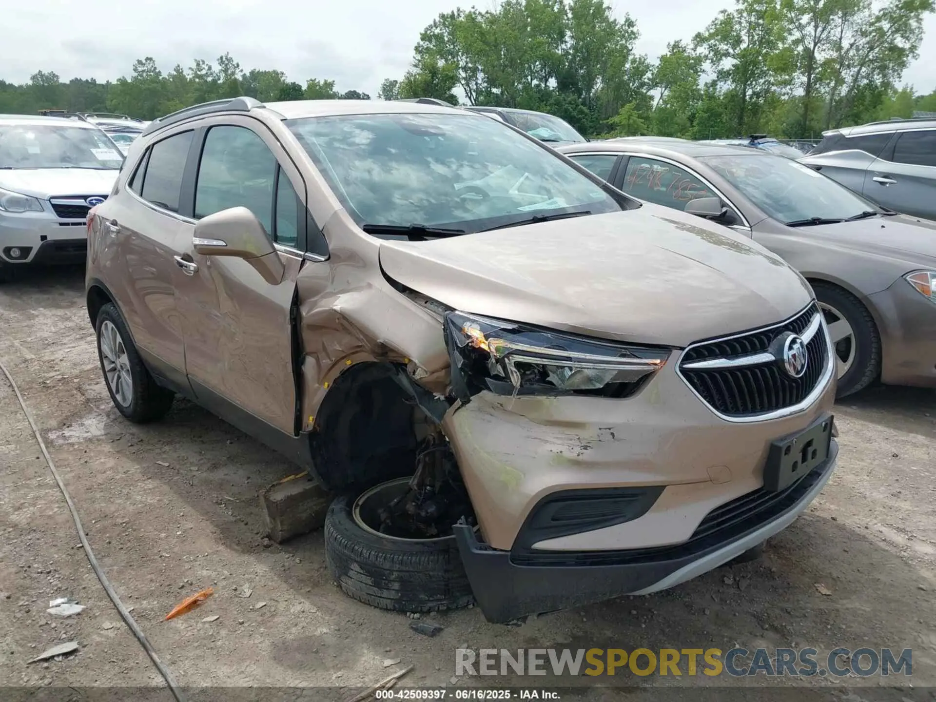 1 Photograph of a damaged car KL4CJASB6KB899253 BUICK ENCORE 2019