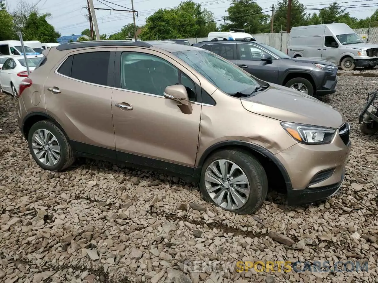 4 Photograph of a damaged car KL4CJASB6KB911479 BUICK ENCORE 2019