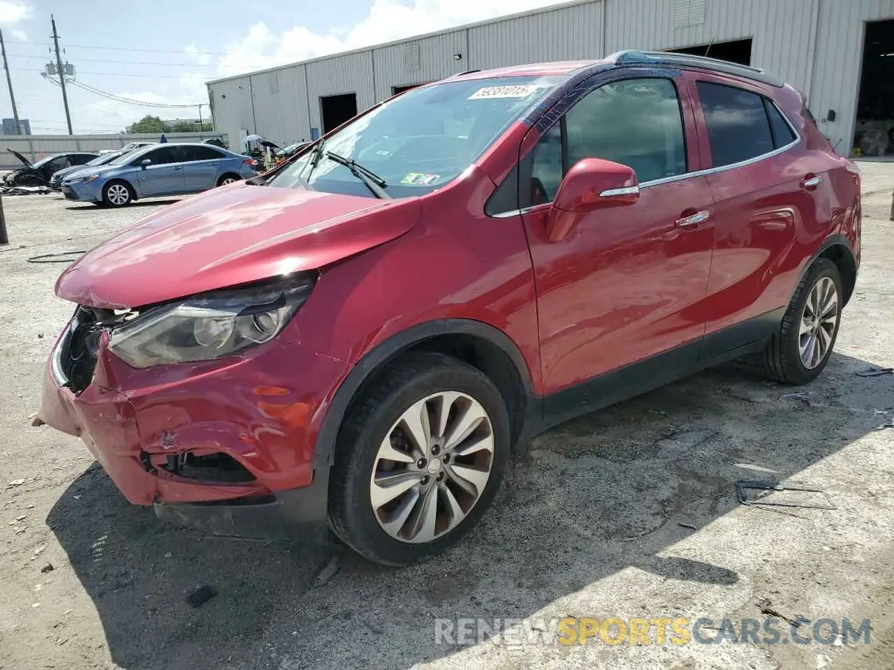 1 Photograph of a damaged car KL4CJASB6KB945924 BUICK ENCORE 2019