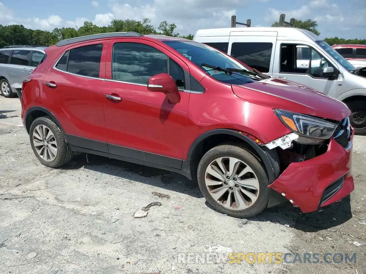 4 Photograph of a damaged car KL4CJASB6KB945924 BUICK ENCORE 2019
