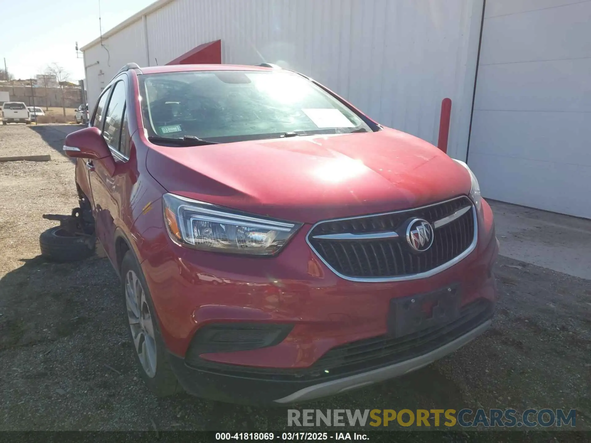 1 Photograph of a damaged car KL4CJASB6KB951254 BUICK ENCORE 2019