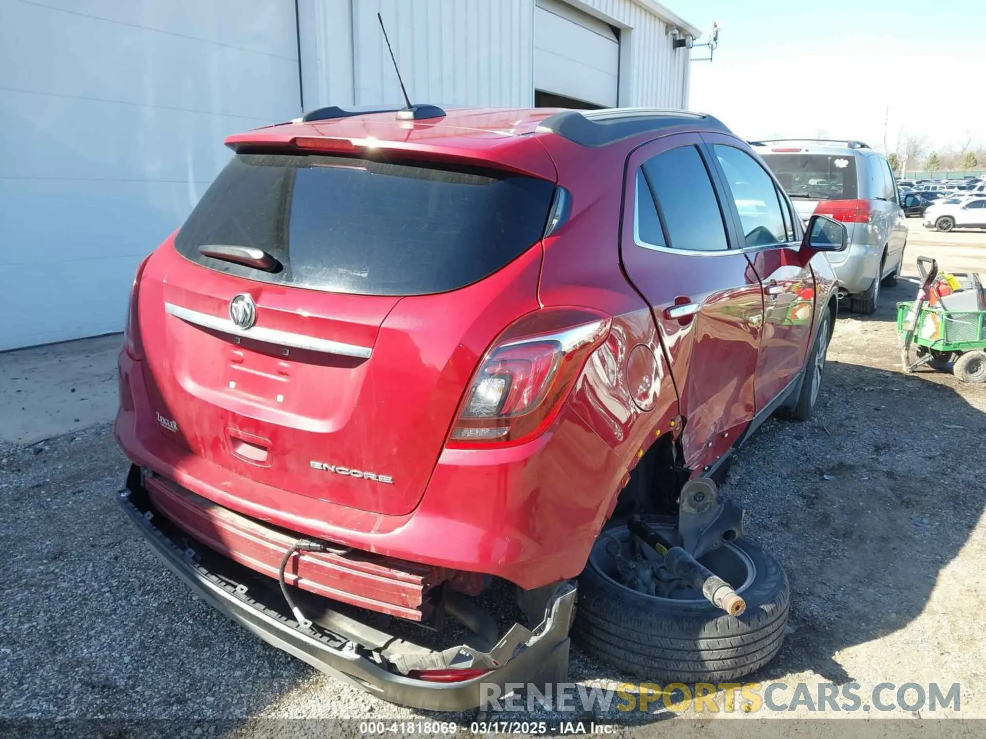 4 Photograph of a damaged car KL4CJASB6KB951254 BUICK ENCORE 2019