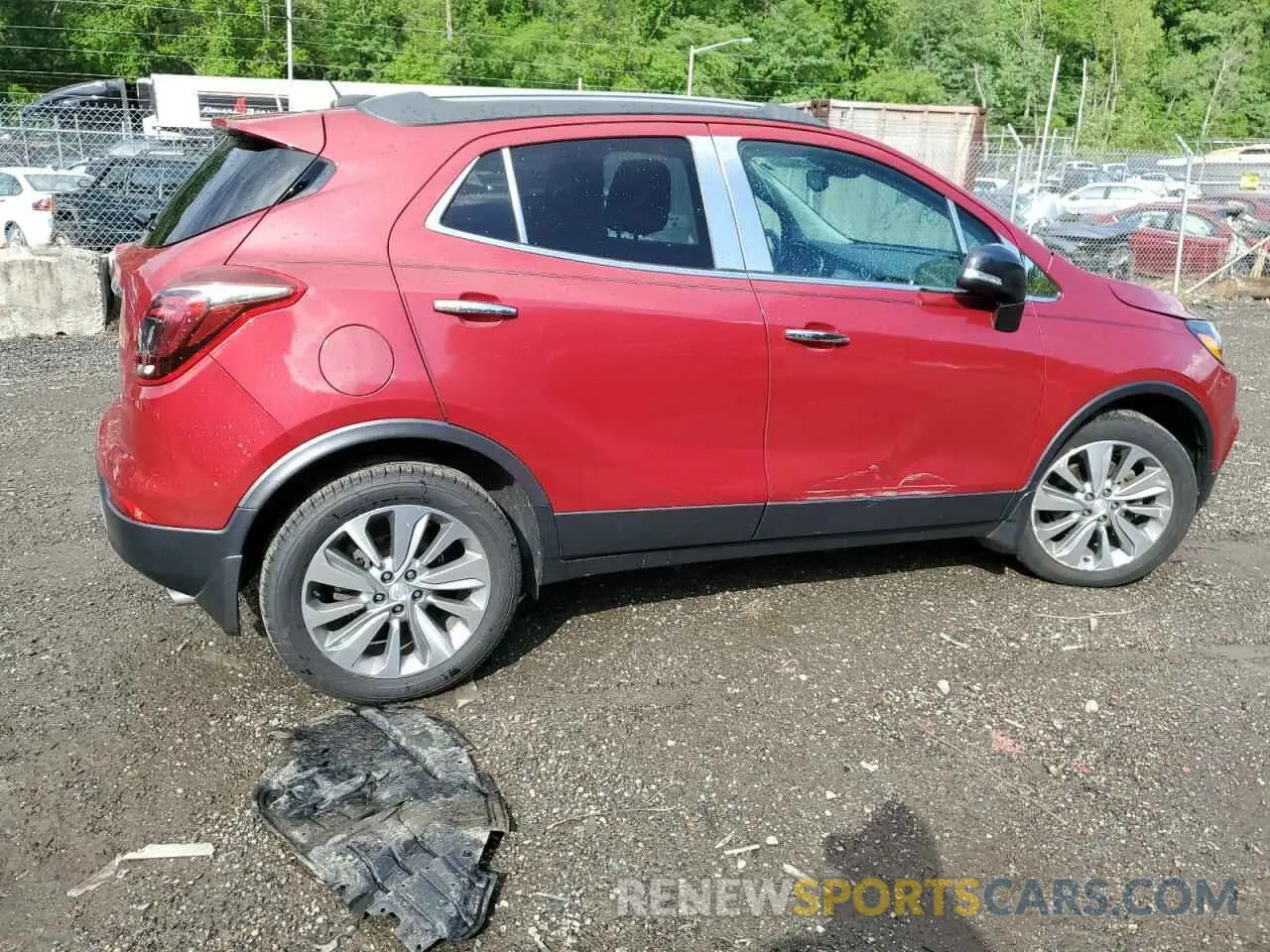 3 Photograph of a damaged car KL4CJASB7KB700761 BUICK ENCORE 2019