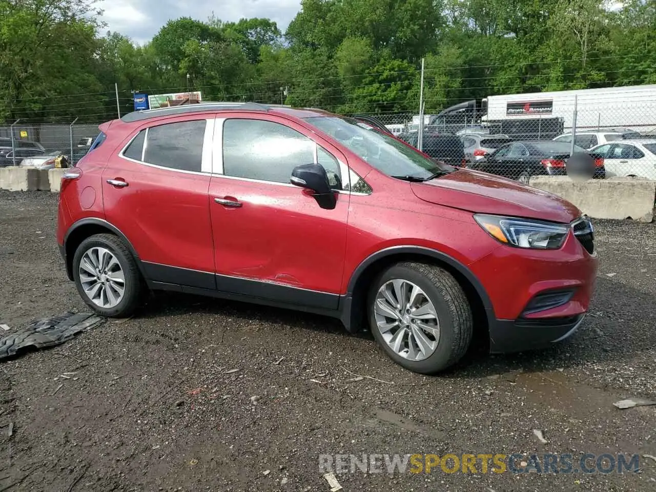 4 Photograph of a damaged car KL4CJASB7KB700761 BUICK ENCORE 2019