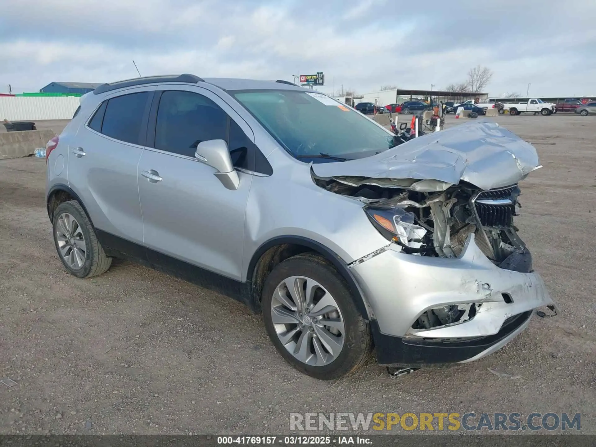1 Photograph of a damaged car KL4CJASB7KB701733 BUICK ENCORE 2019
