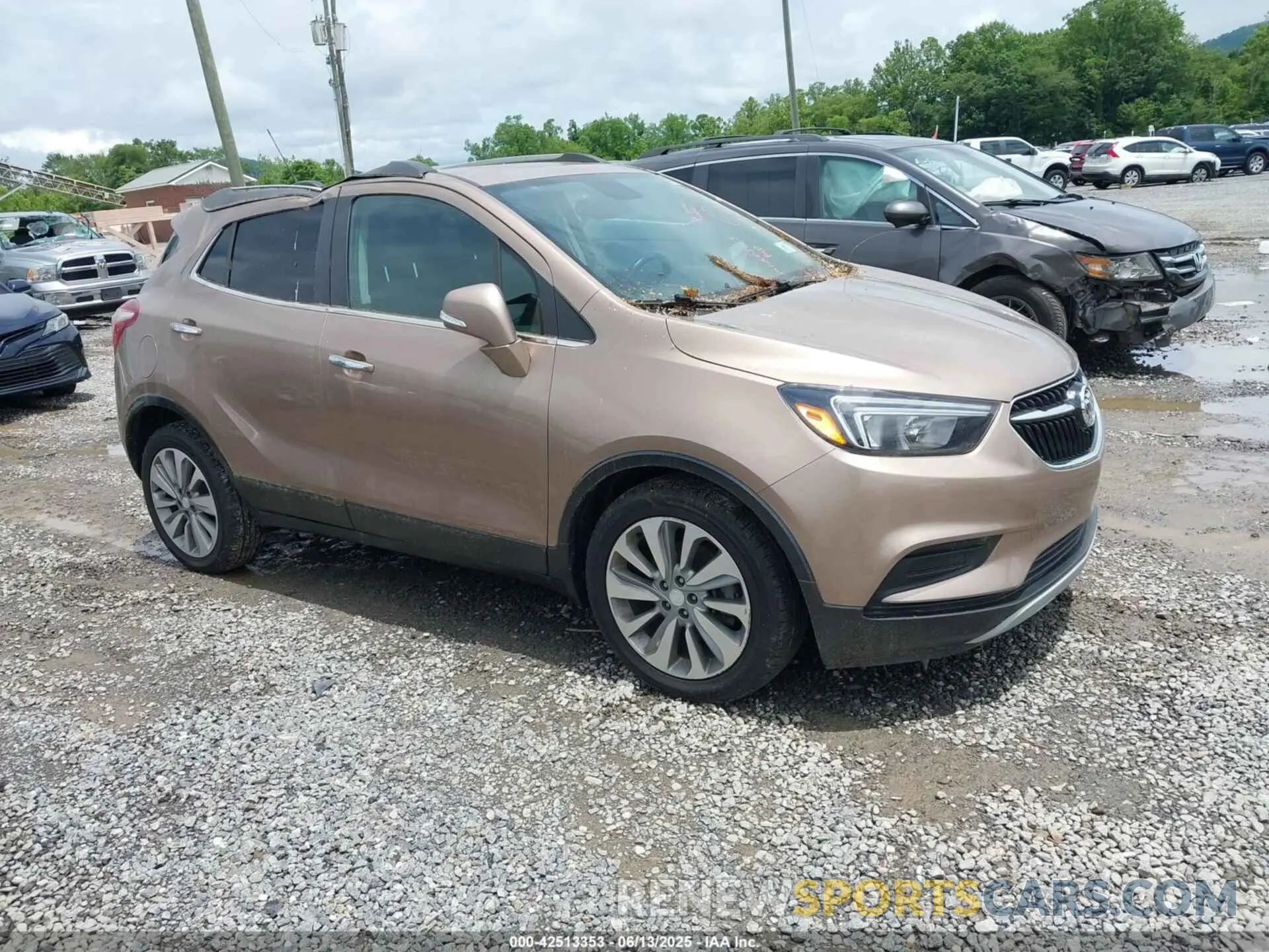 1 Photograph of a damaged car KL4CJASB7KB704440 BUICK ENCORE 2019