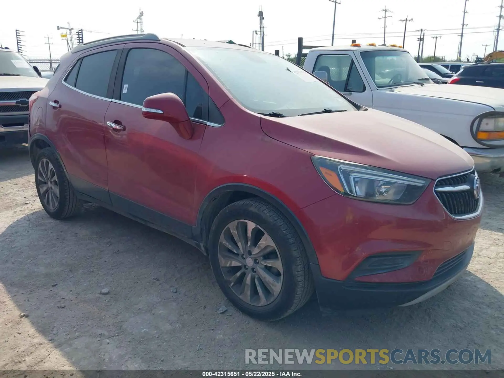 1 Photograph of a damaged car KL4CJASB7KB705006 BUICK ENCORE 2019