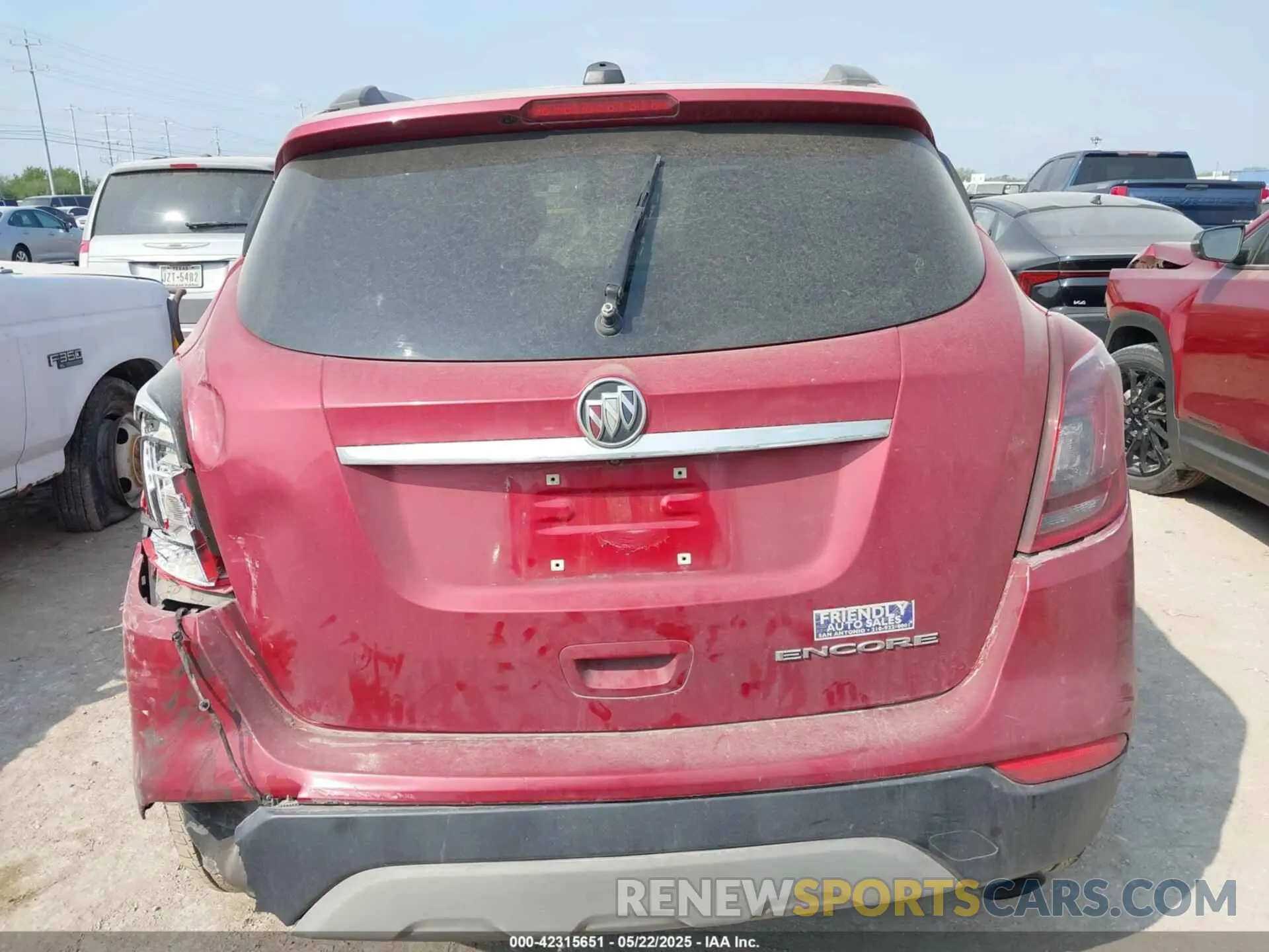 16 Photograph of a damaged car KL4CJASB7KB705006 BUICK ENCORE 2019