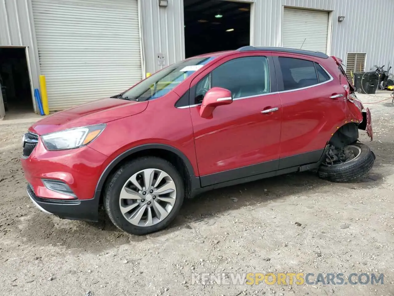 1 Photograph of a damaged car KL4CJASB7KB705765 BUICK ENCORE 2019