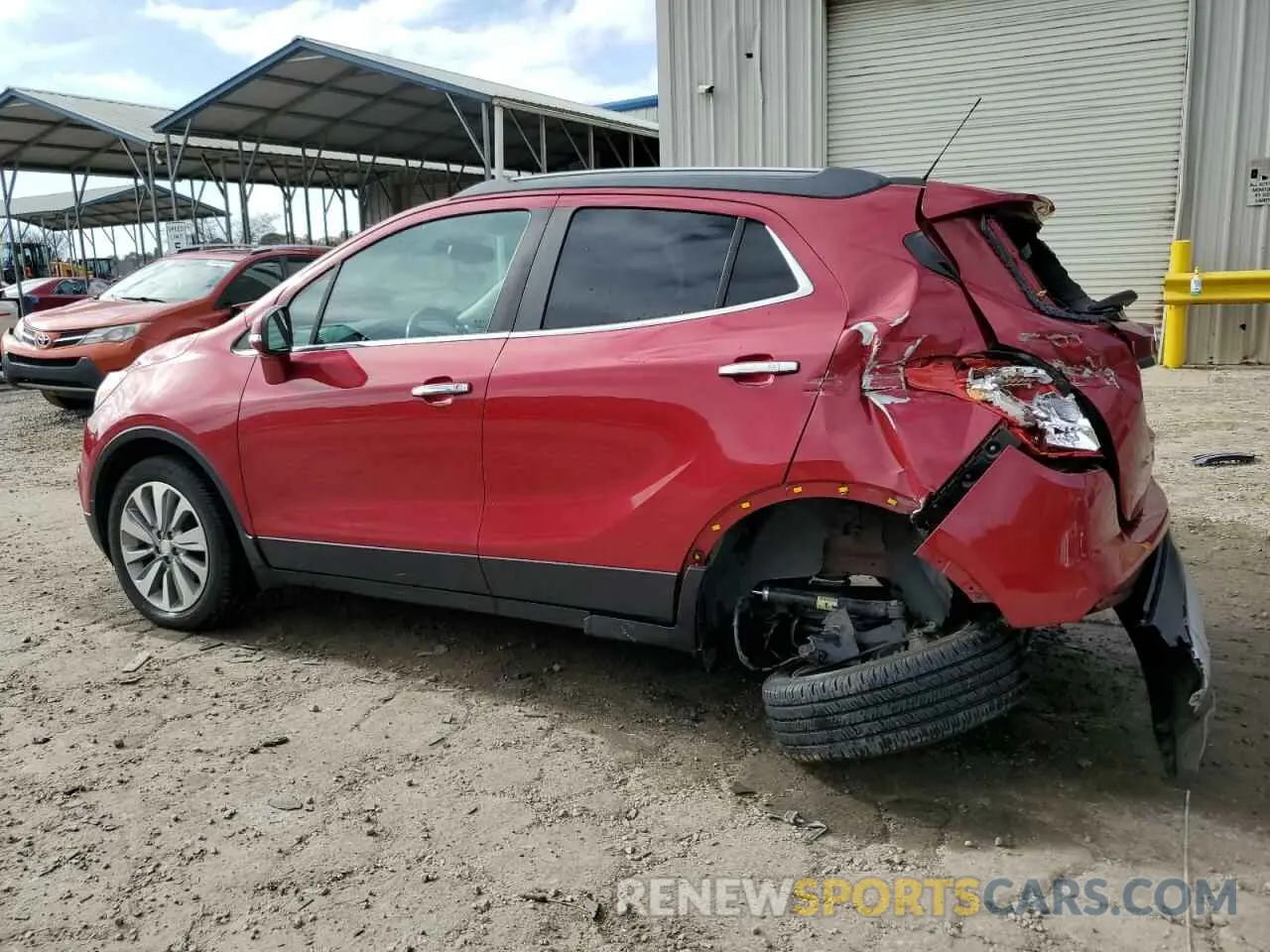 2 Photograph of a damaged car KL4CJASB7KB705765 BUICK ENCORE 2019