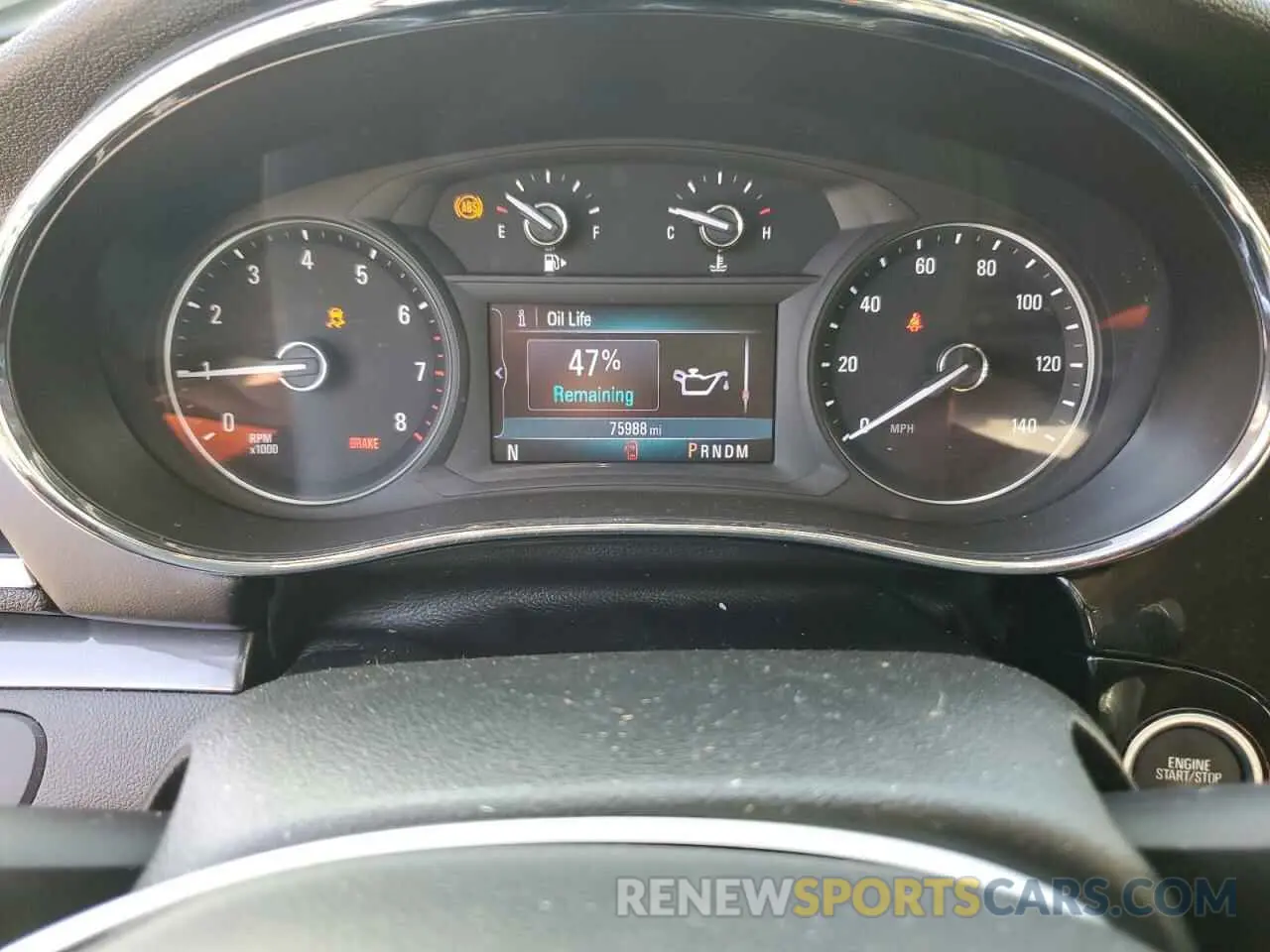 9 Photograph of a damaged car KL4CJASB7KB705765 BUICK ENCORE 2019