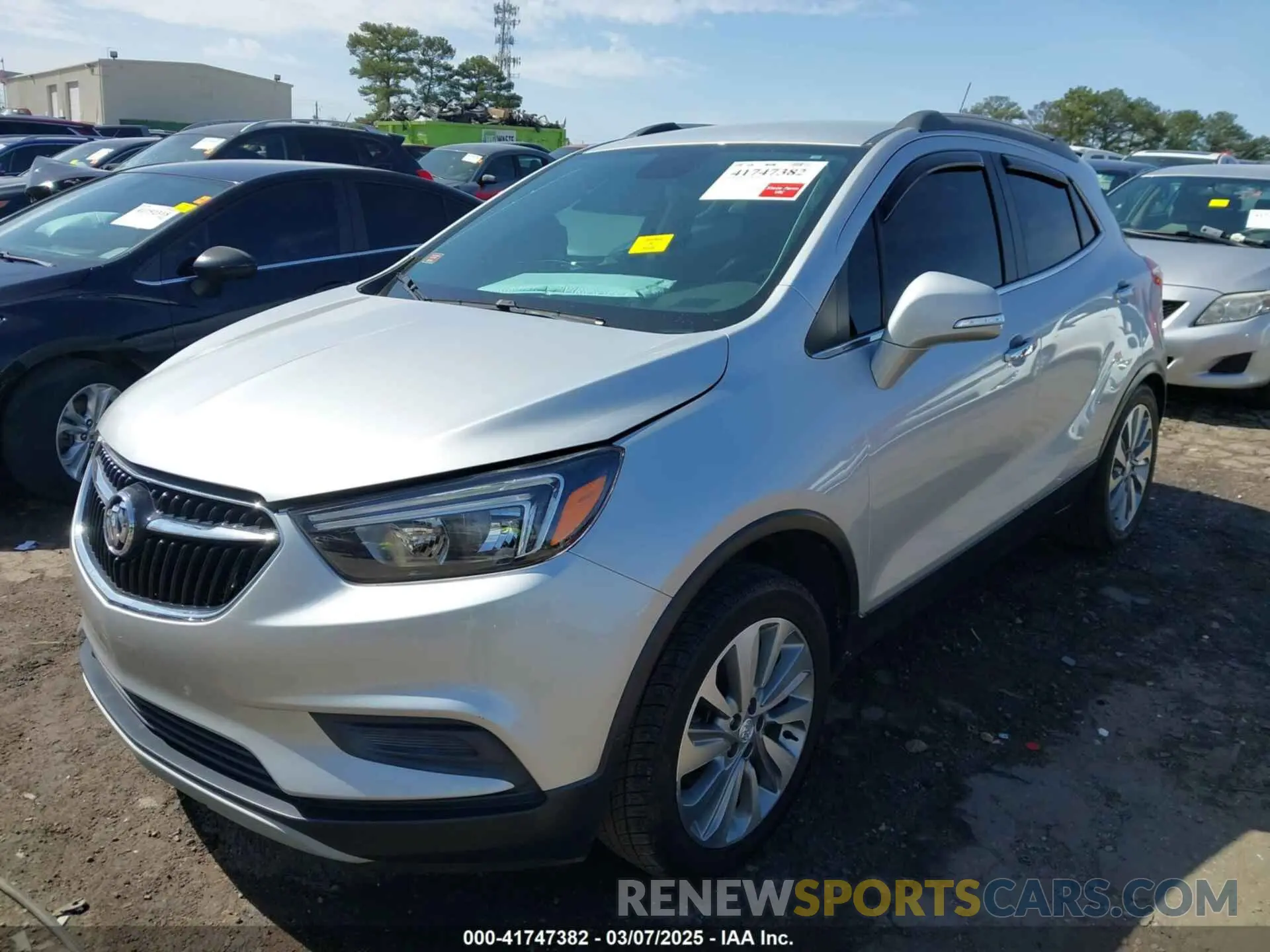 2 Photograph of a damaged car KL4CJASB7KB718077 BUICK ENCORE 2019