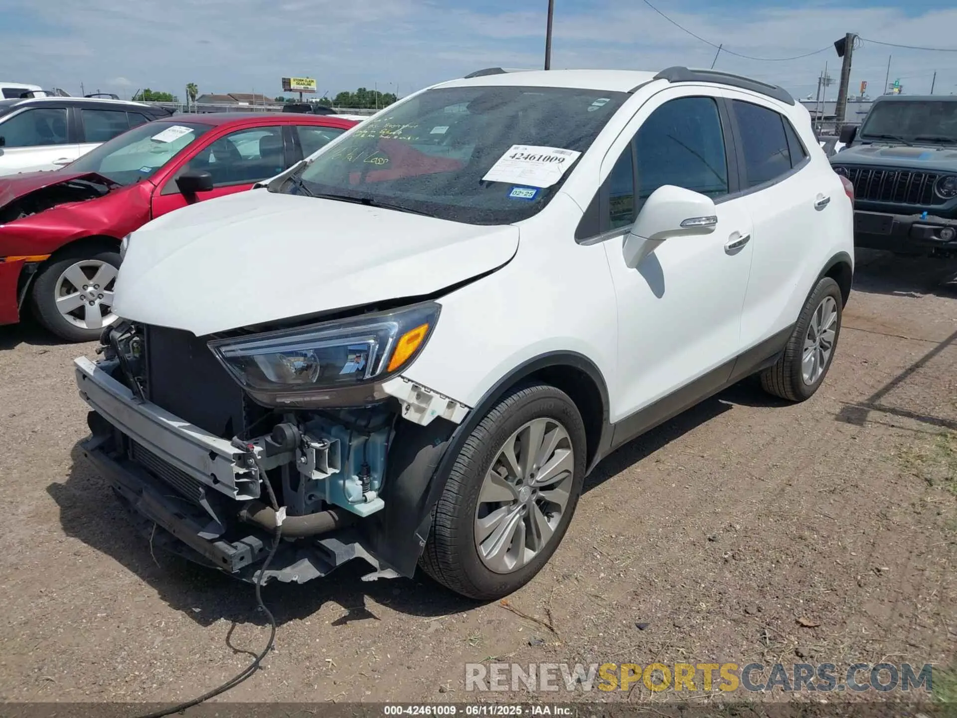2 Photograph of a damaged car KL4CJASB7KB719696 BUICK ENCORE 2019