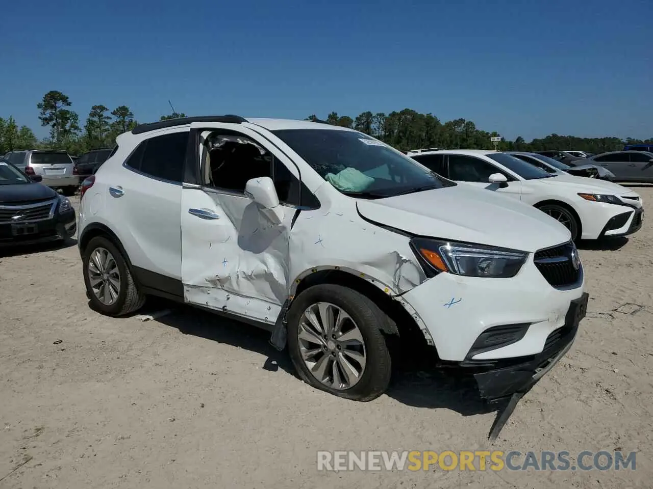 4 Photograph of a damaged car KL4CJASB7KB777730 BUICK ENCORE 2019