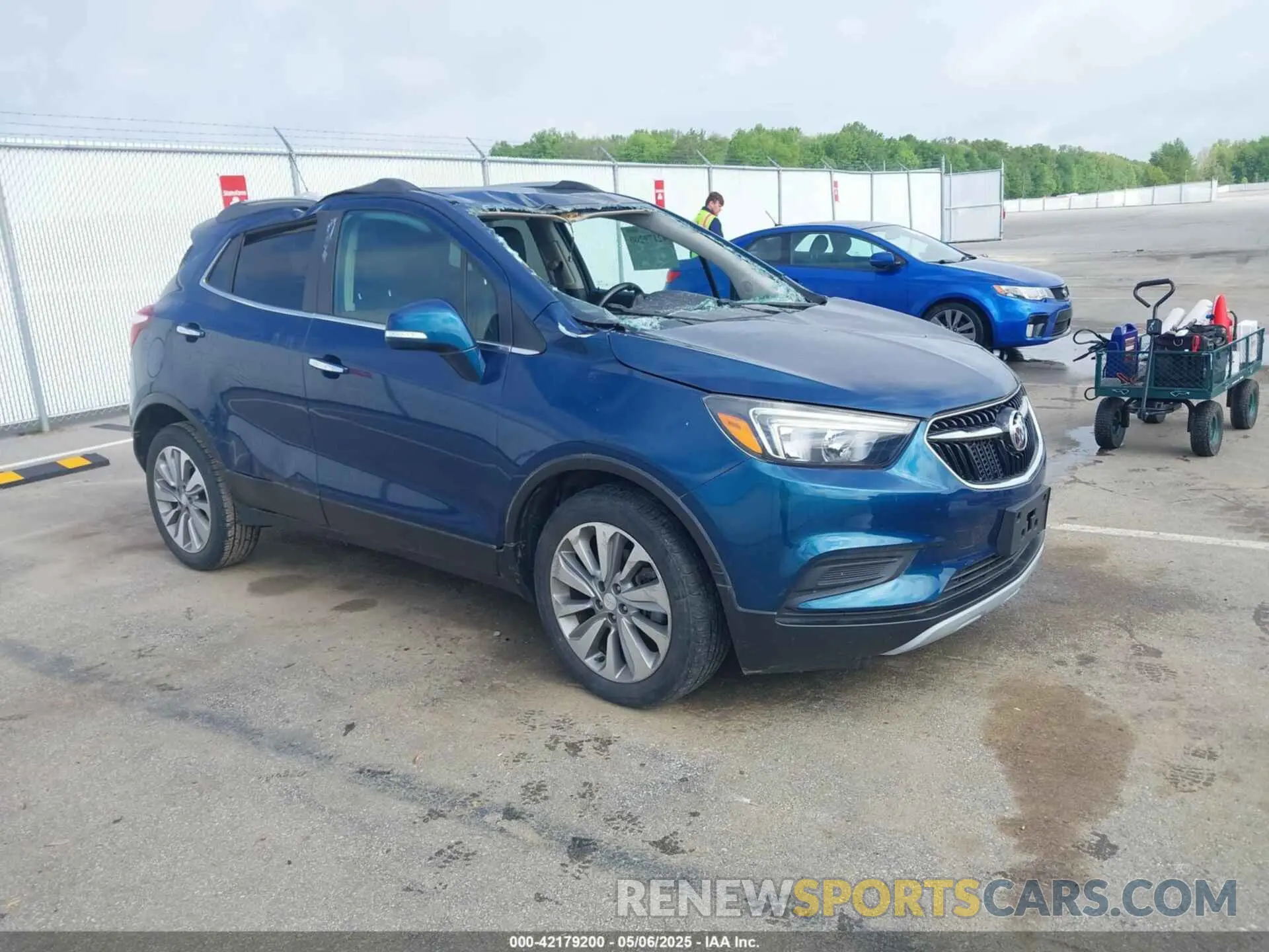 1 Photograph of a damaged car KL4CJASB7KB778618 BUICK ENCORE 2019