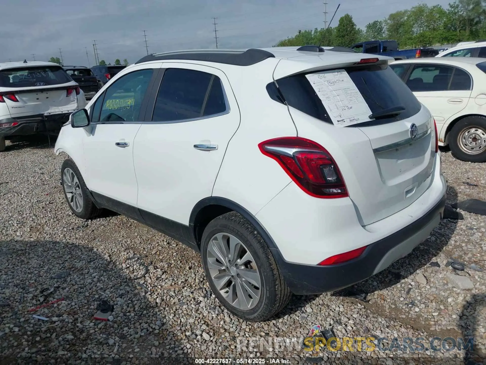 3 Photograph of a damaged car KL4CJASB7KB784418 BUICK ENCORE 2019