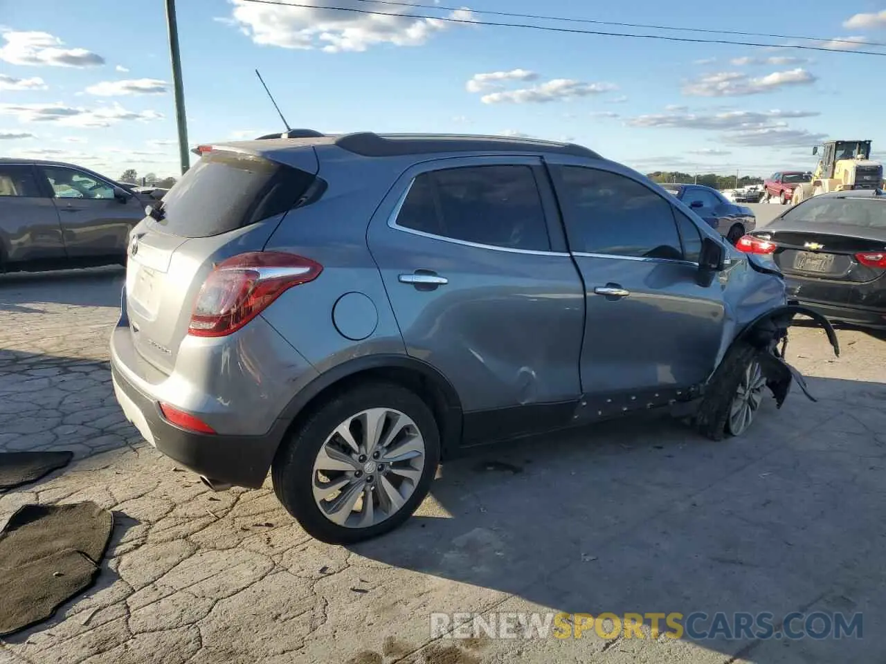 3 Photograph of a damaged car KL4CJASB7KB812394 BUICK ENCORE 2019