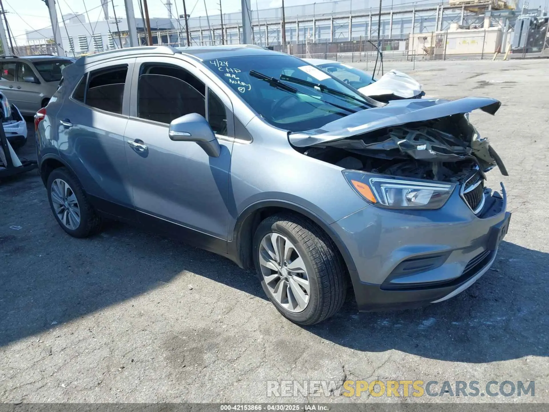 1 Photograph of a damaged car KL4CJASB7KB842785 BUICK ENCORE 2019