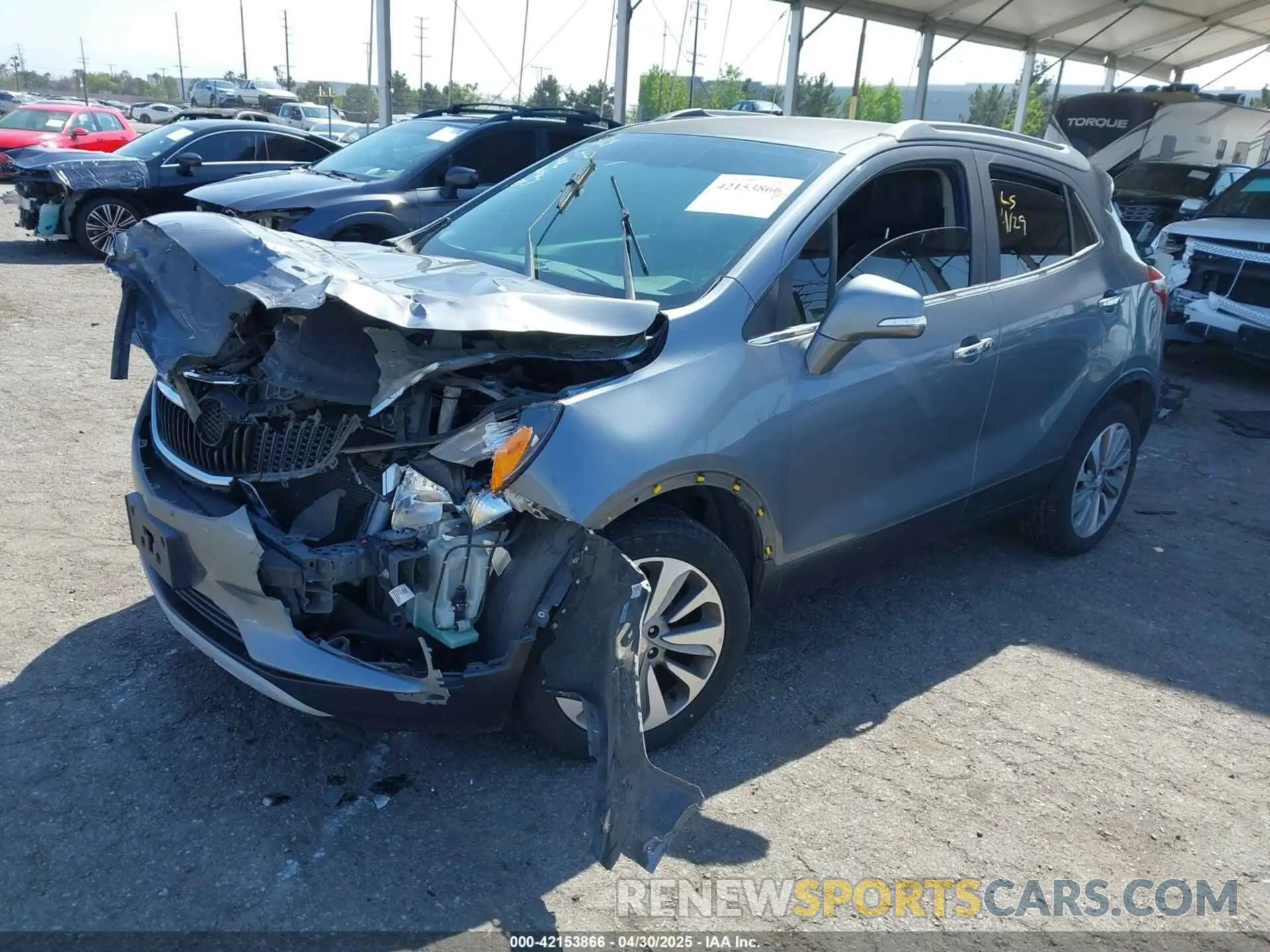 2 Photograph of a damaged car KL4CJASB7KB842785 BUICK ENCORE 2019