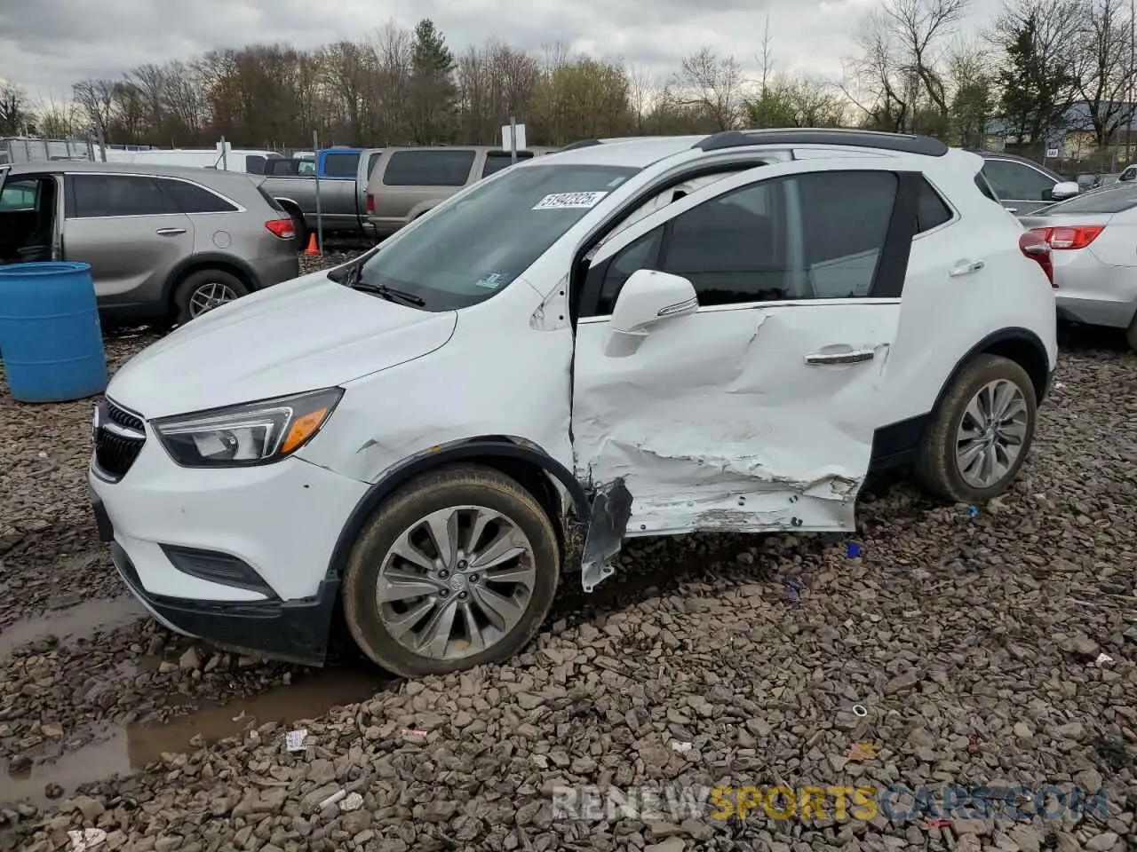 1 Photograph of a damaged car KL4CJASB7KB865029 BUICK ENCORE 2019