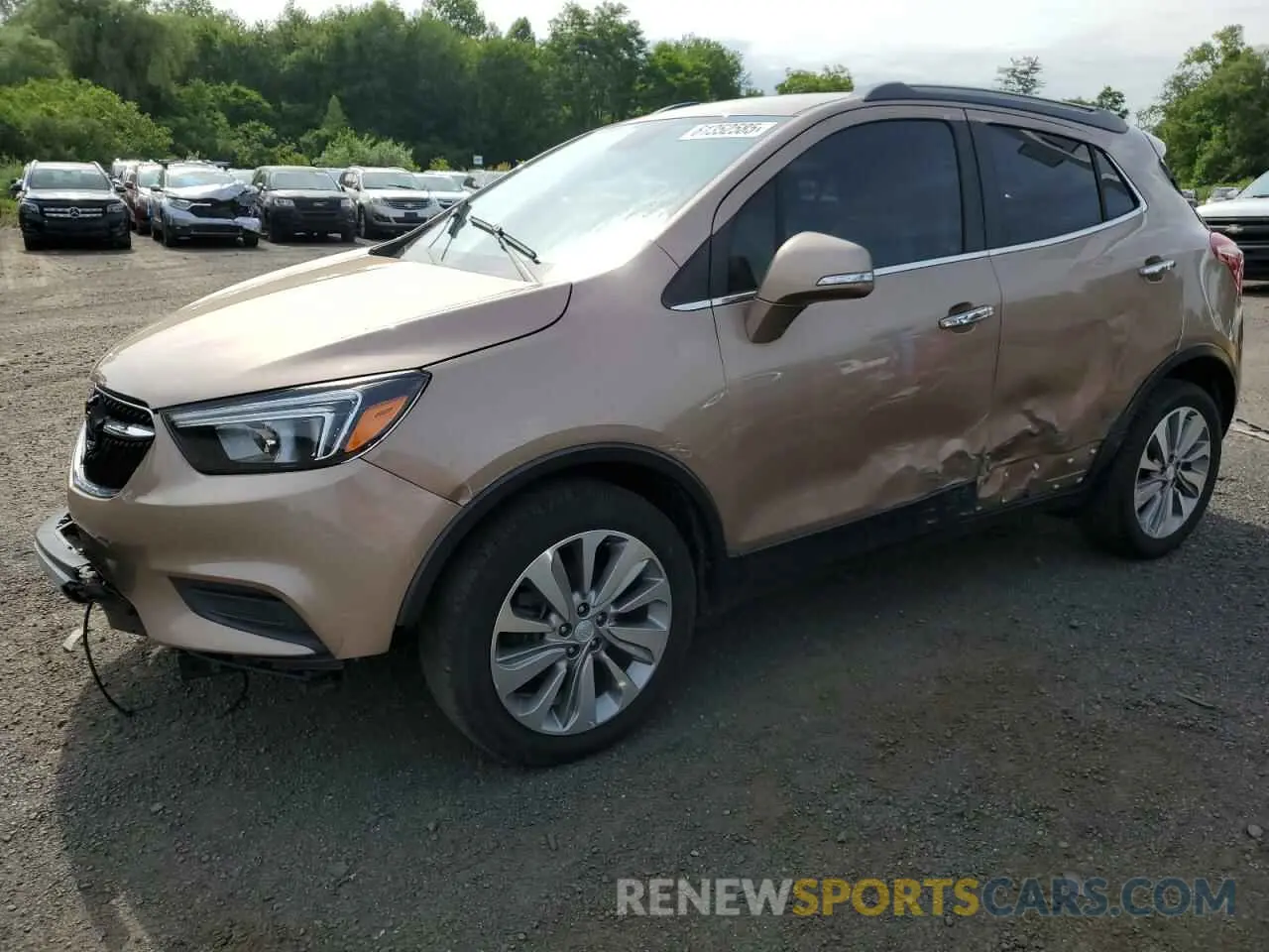 1 Photograph of a damaged car KL4CJASB7KB888990 BUICK ENCORE 2019