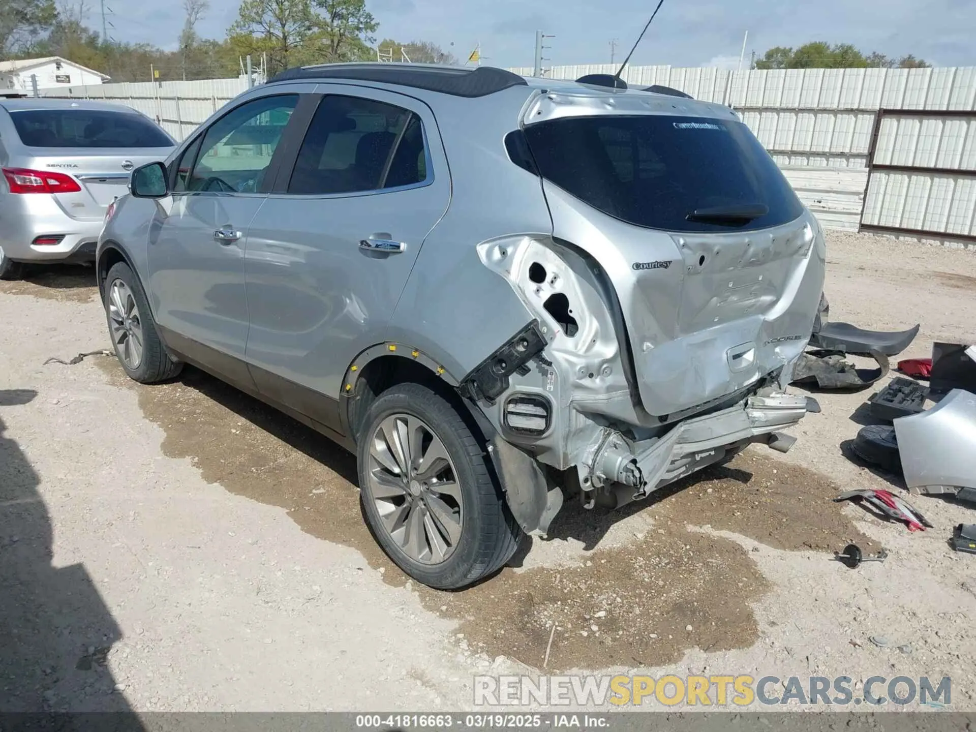 3 Photograph of a damaged car KL4CJASB7KB900118 BUICK ENCORE 2019