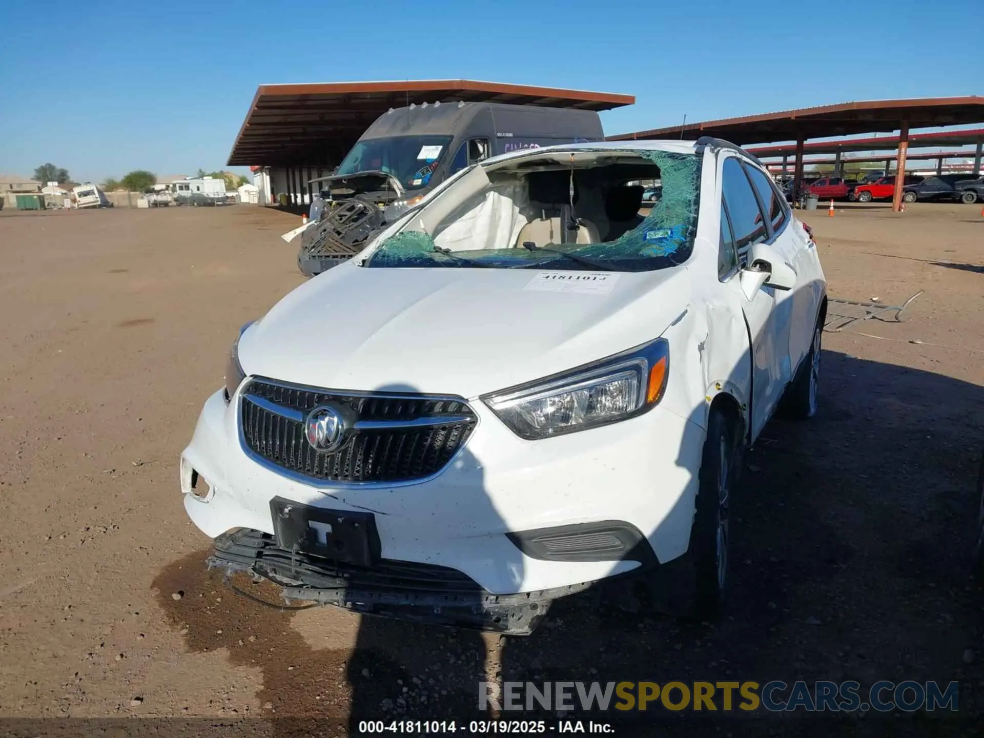 6 Photograph of a damaged car KL4CJASB7KB939615 BUICK ENCORE 2019