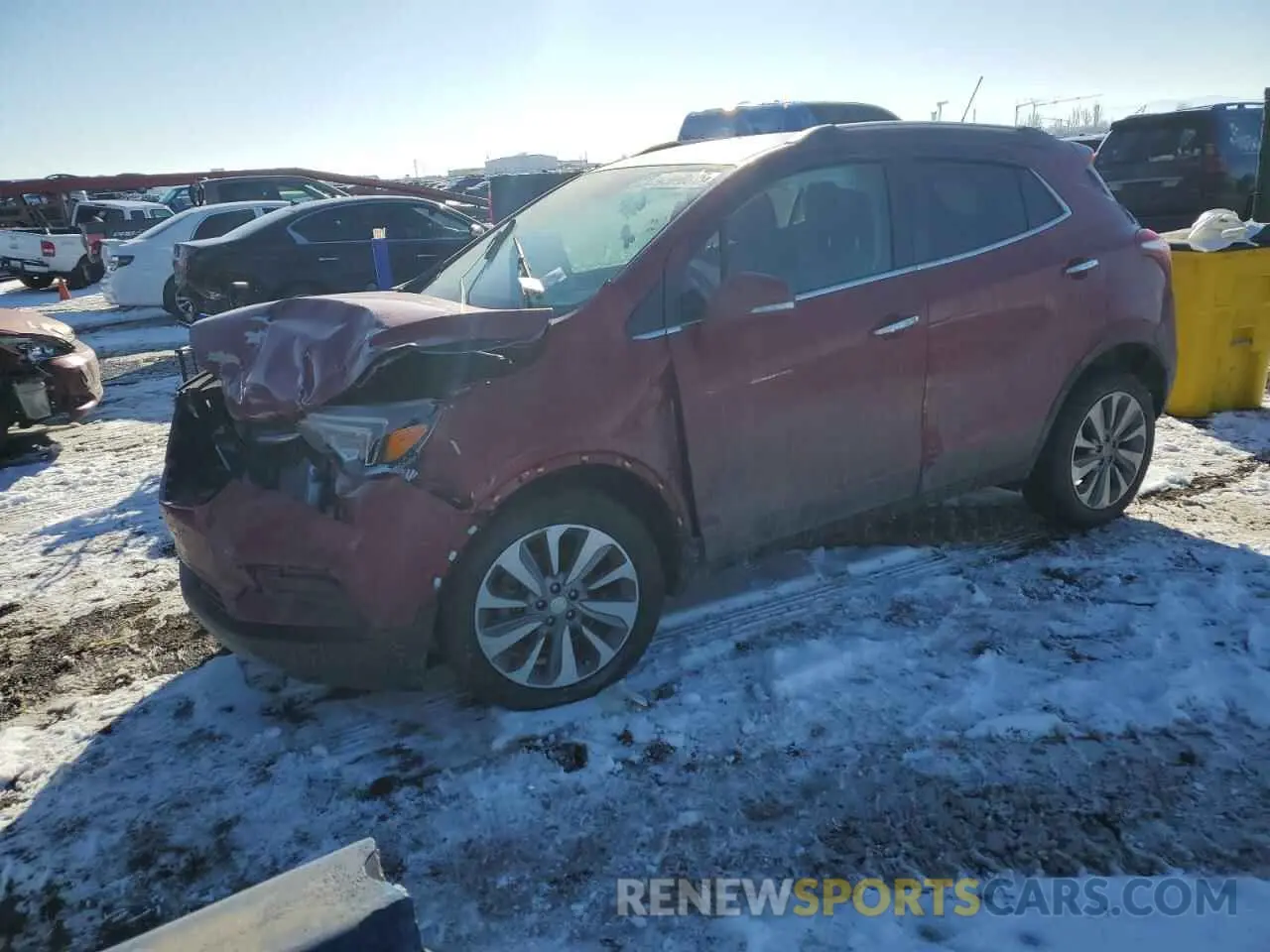 1 Photograph of a damaged car KL4CJASB8KB707251 BUICK ENCORE 2019