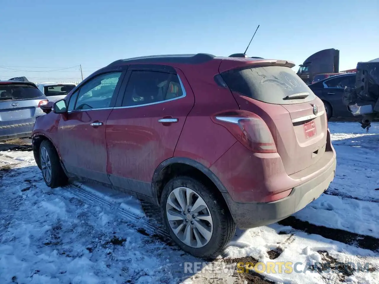 2 Photograph of a damaged car KL4CJASB8KB707251 BUICK ENCORE 2019