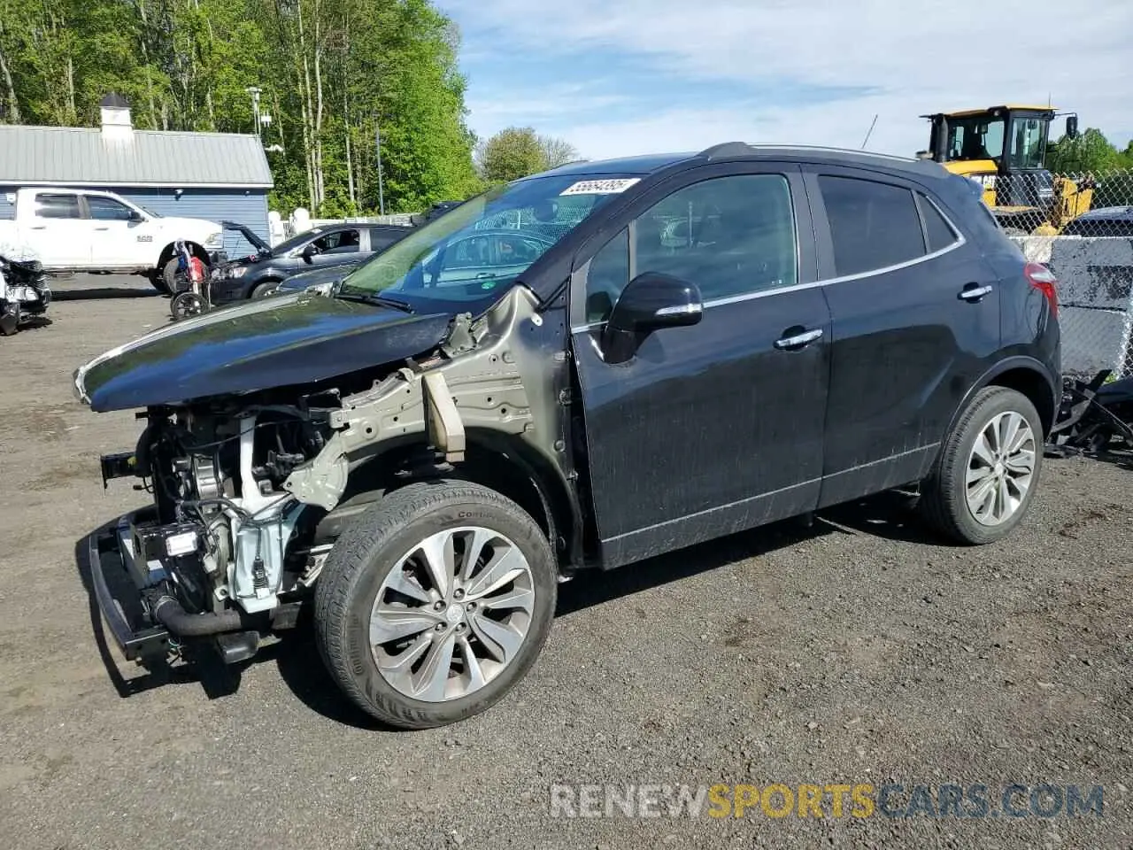 1 Photograph of a damaged car KL4CJASB8KB763982 BUICK ENCORE 2019