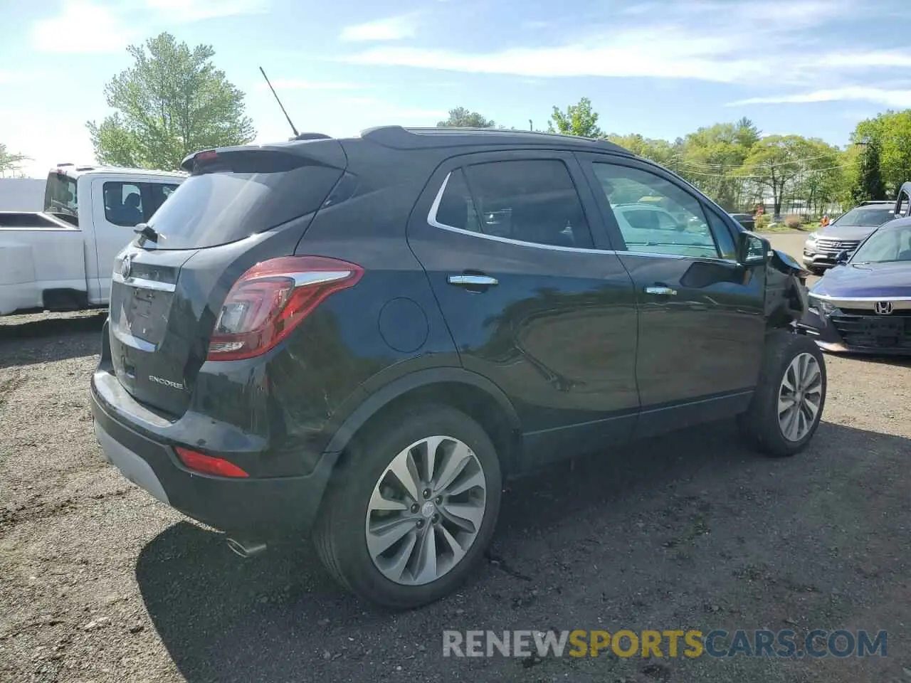 3 Photograph of a damaged car KL4CJASB8KB763982 BUICK ENCORE 2019