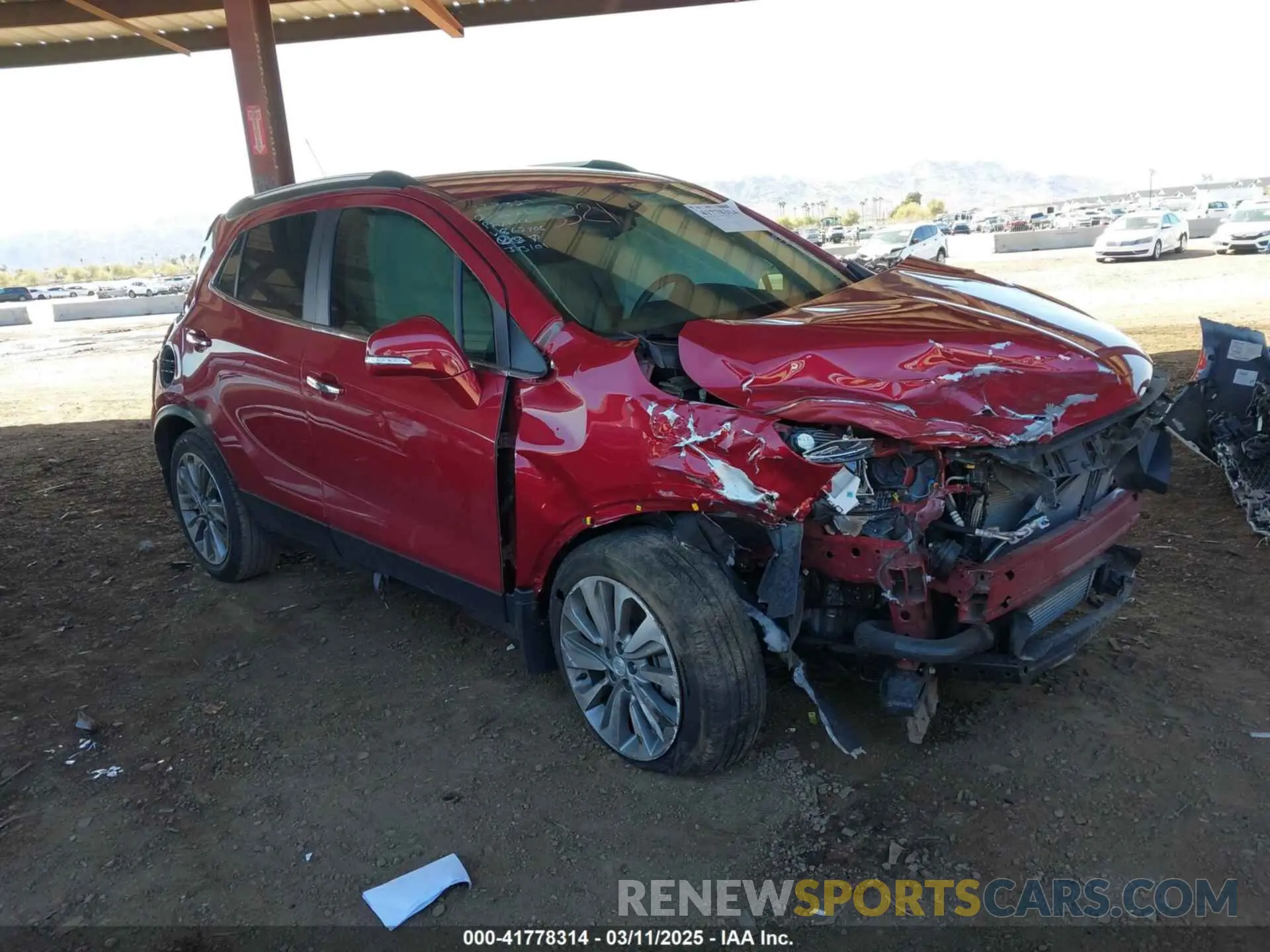 1 Photograph of a damaged car KL4CJASB8KB862706 BUICK ENCORE 2019