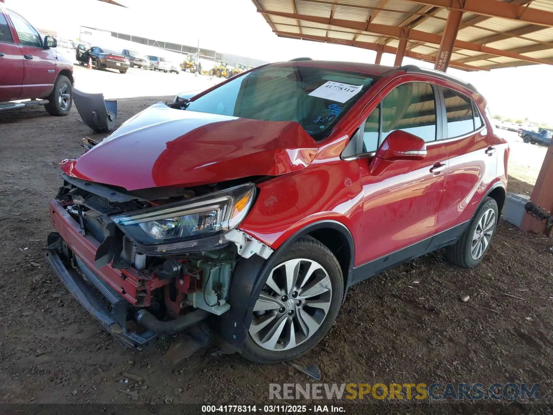 2 Photograph of a damaged car KL4CJASB8KB862706 BUICK ENCORE 2019