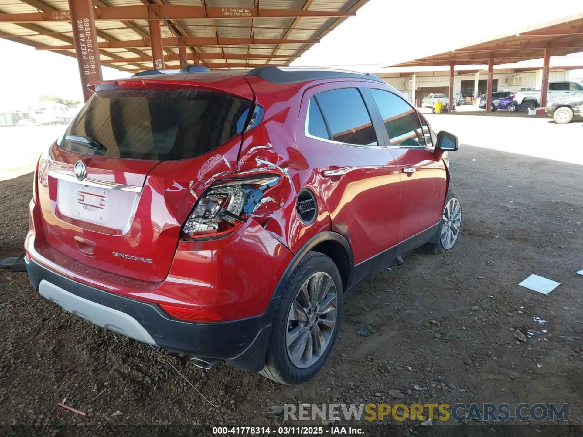 4 Photograph of a damaged car KL4CJASB8KB862706 BUICK ENCORE 2019